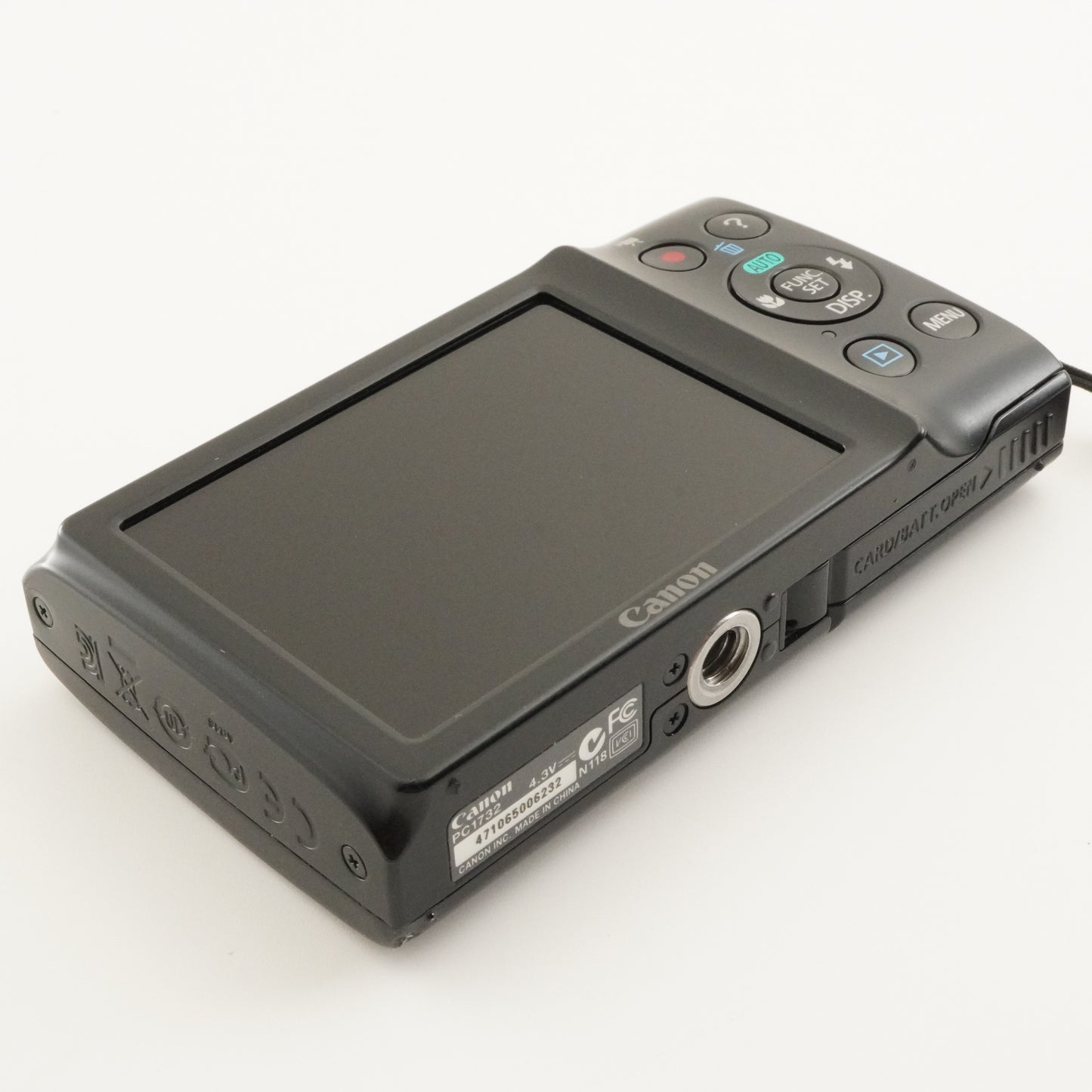 Canon PowerShot A2300 Black With 4GB SDHC Card Digital Camera from Japan #8431