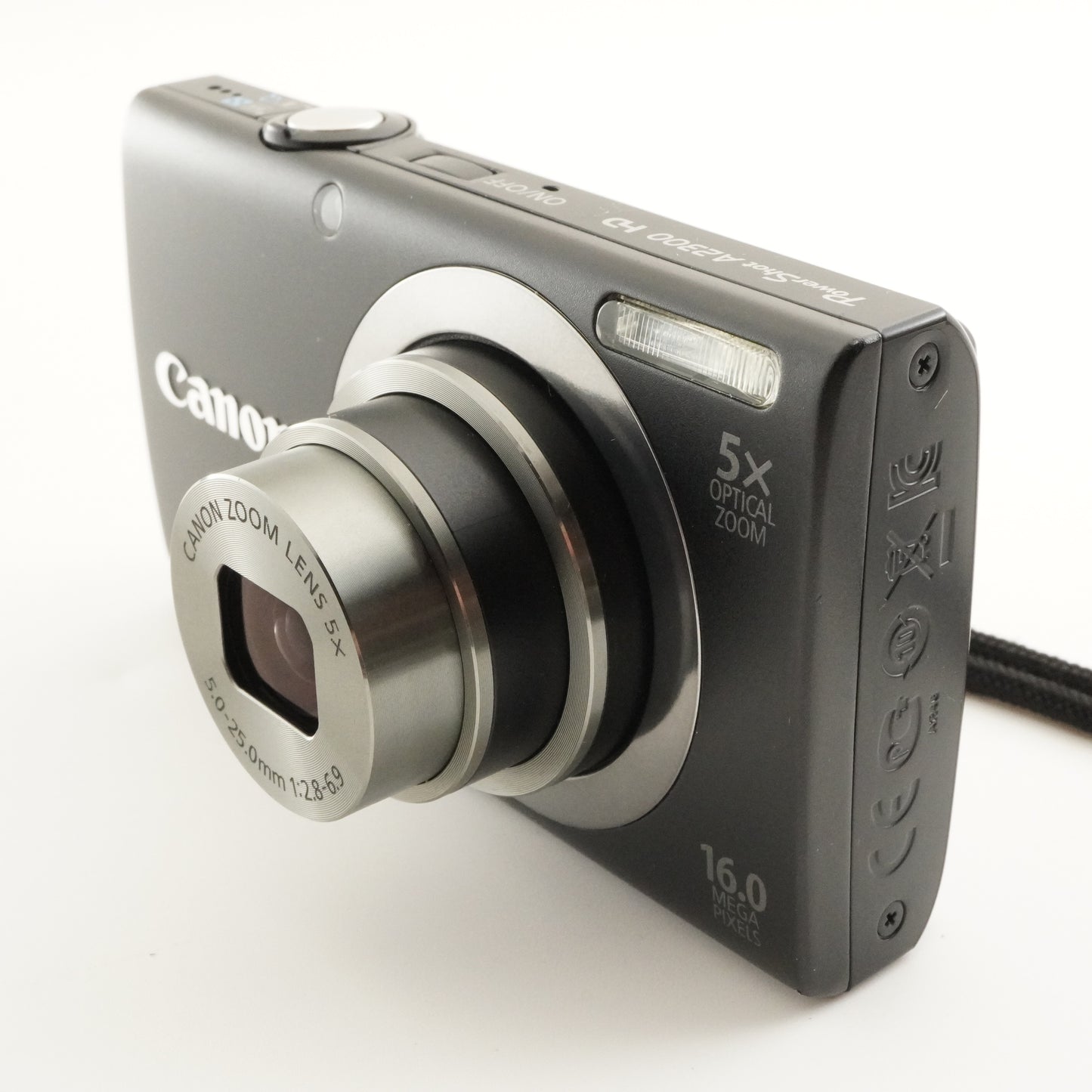 Canon PowerShot A2300 Black With 4GB SDHC Card Digital Camera from Japan #8431