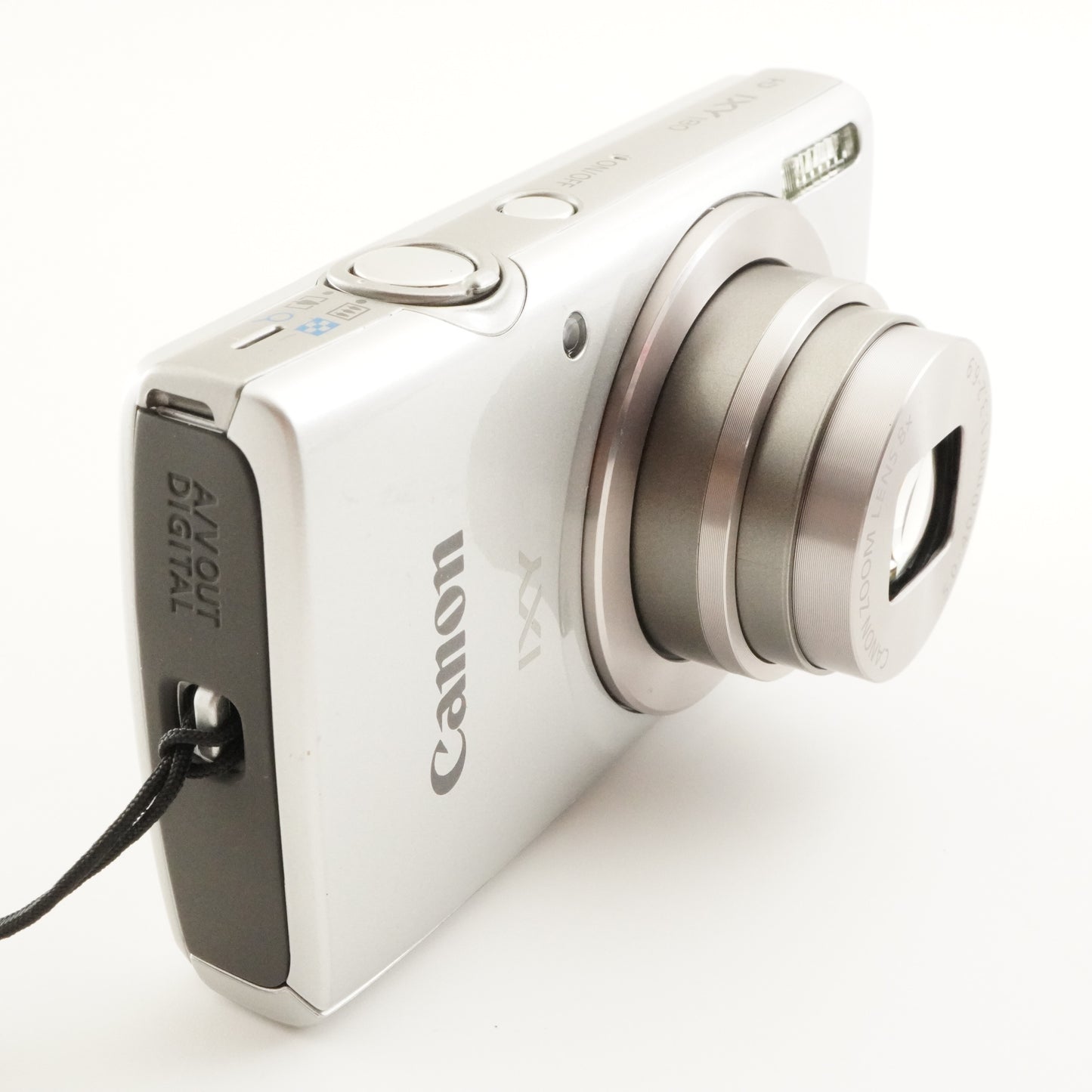 Canon IXY 180 Silver With 4GB SDHC Card Digital Camera from Japan #8435