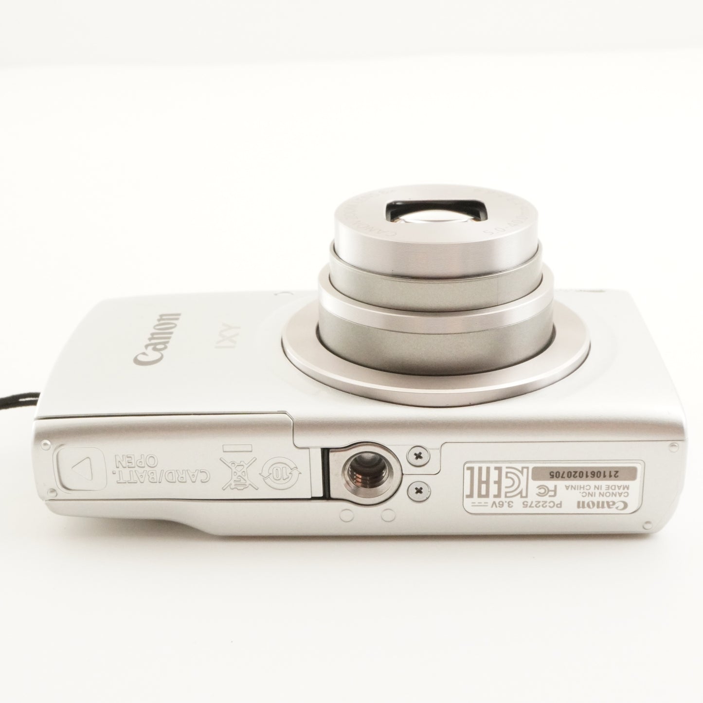 Canon IXY 180 Silver With 4GB SDHC Card Digital Camera from Japan #8435