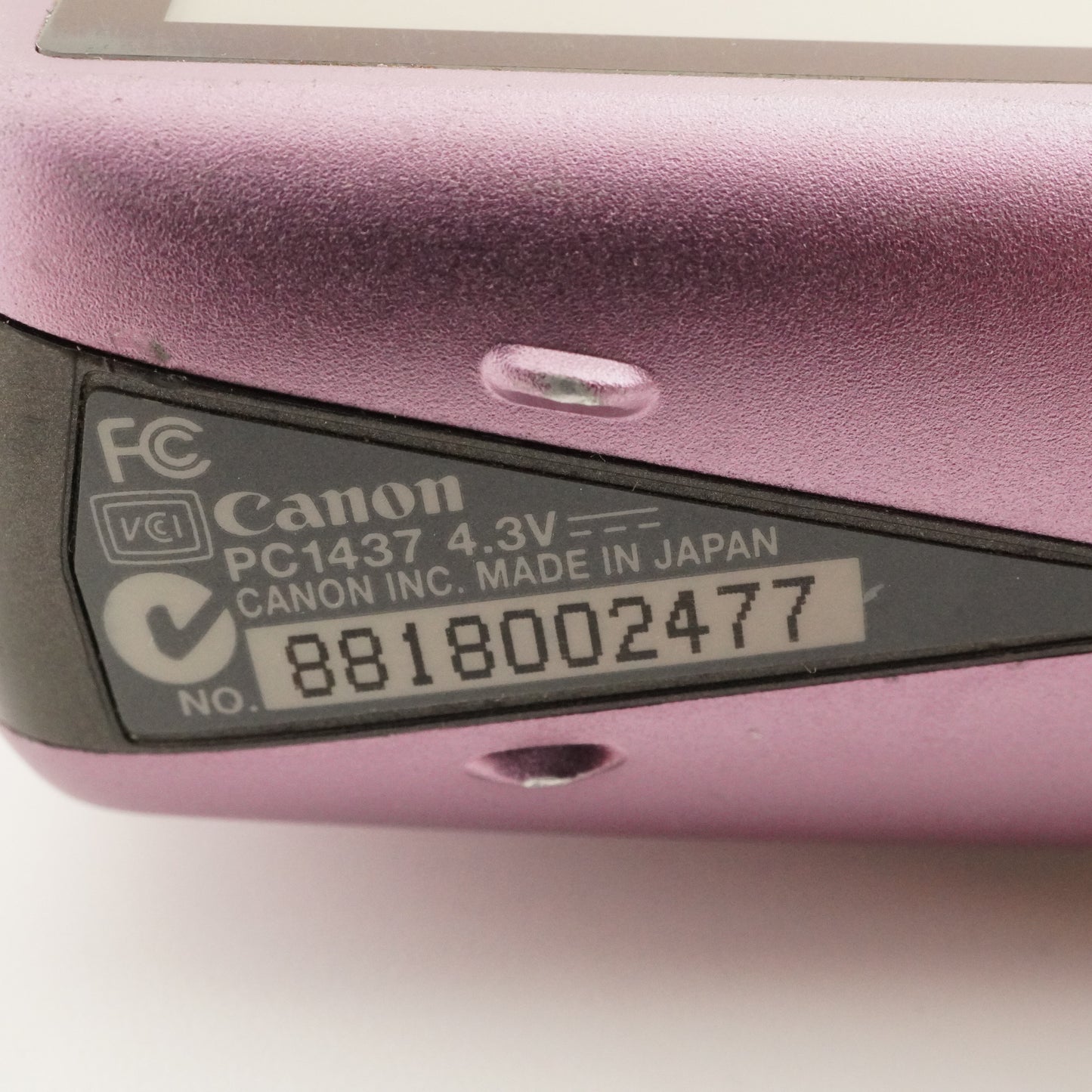 Canon IXY DIGITAL 930 IS Purple + 4GB SDHC Card Digital Camera from Japan #8438