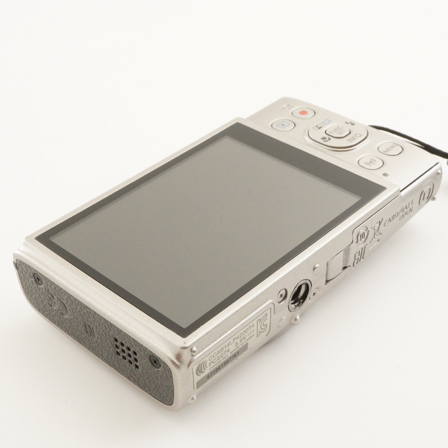 Canon IXY 650 Silver With 4GB SDHC Card Digital Camera from Japan #8439