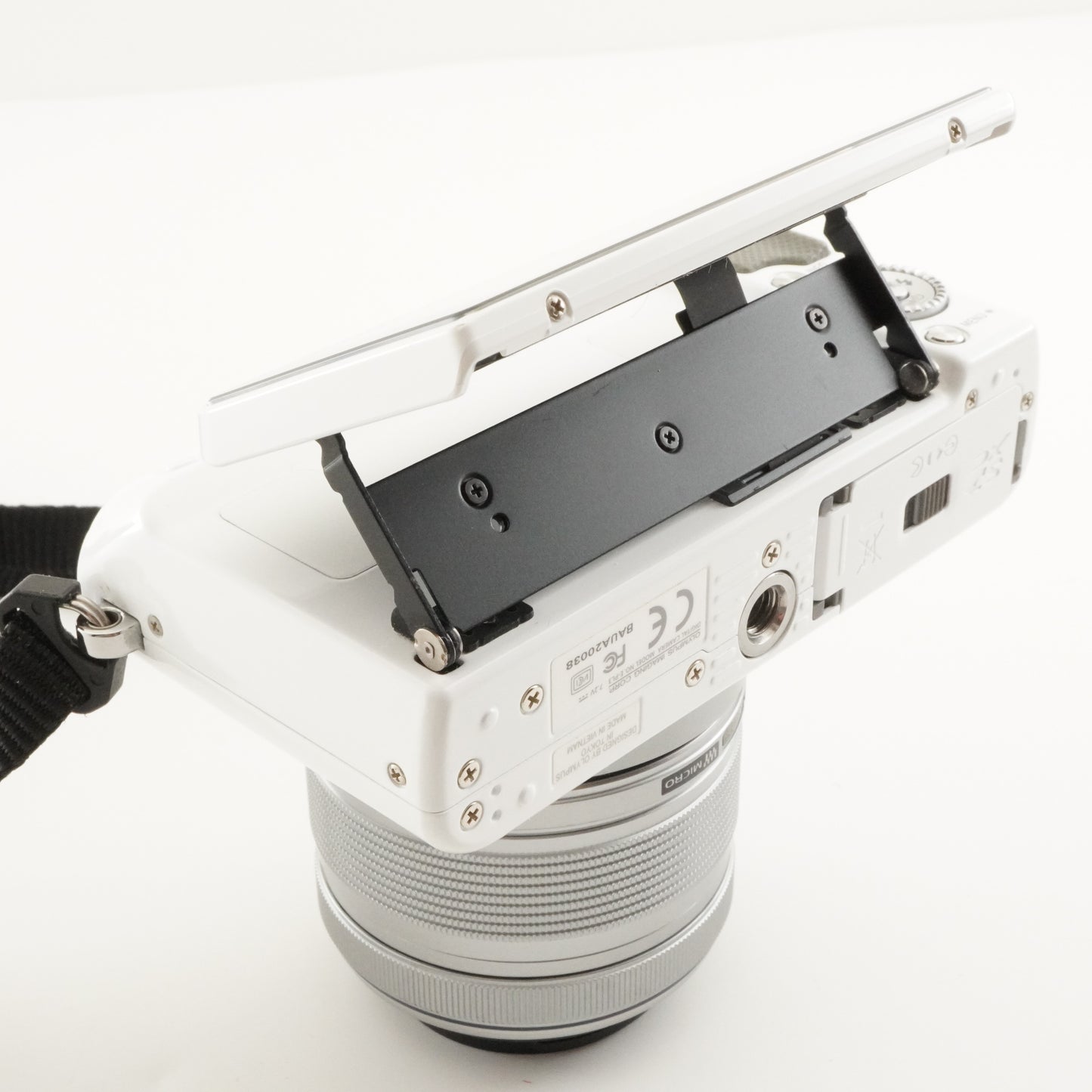 [3,500 Shots] OLYMPUS PEN Lite E-PL3 White +14-42+40-150+4GB SD from Japan #8464