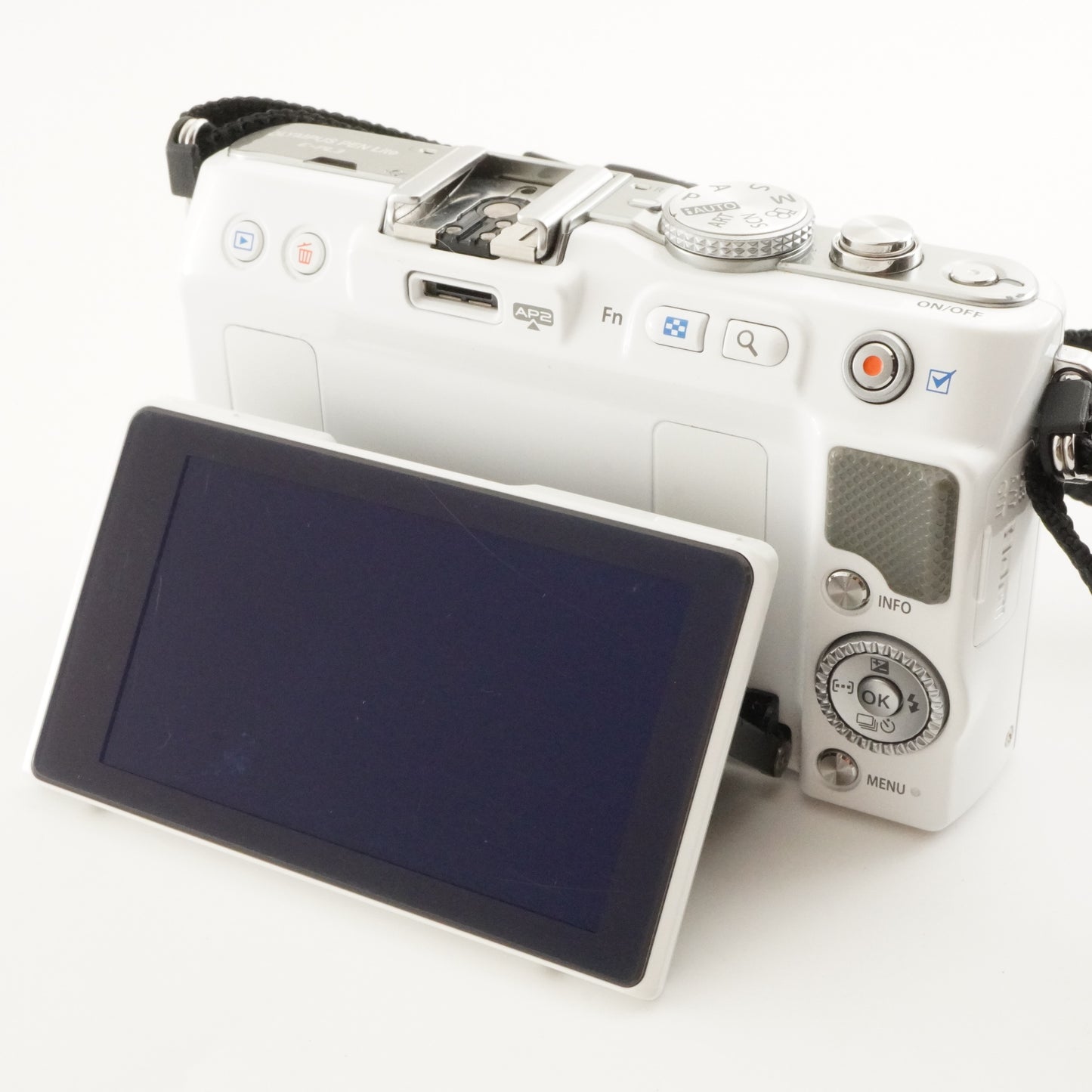 [3,500 Shots] OLYMPUS PEN Lite E-PL3 White +14-42+40-150+4GB SD from Japan #8464