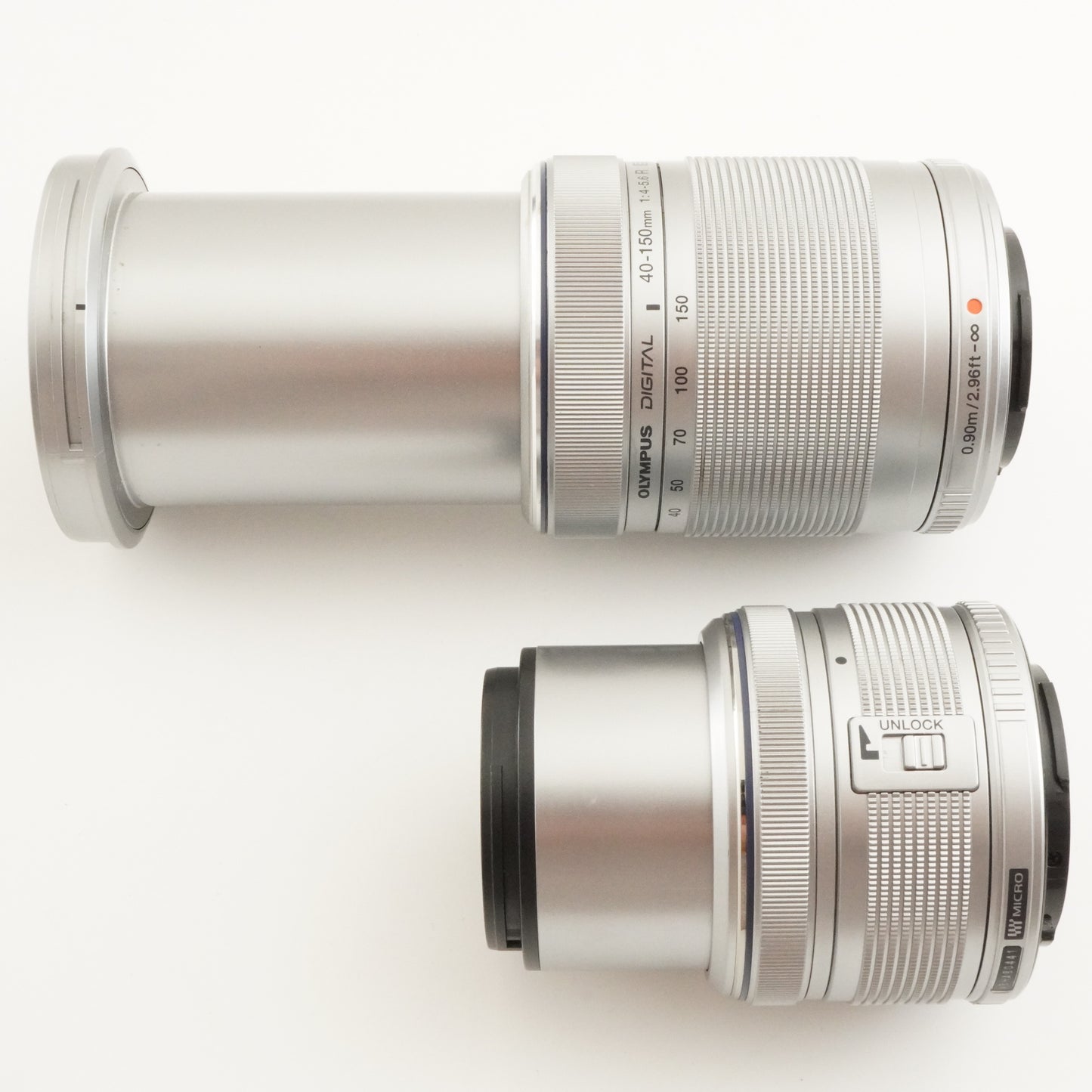 [3,500 Shots] OLYMPUS PEN Lite E-PL3 White +14-42+40-150+4GB SD from Japan #8464