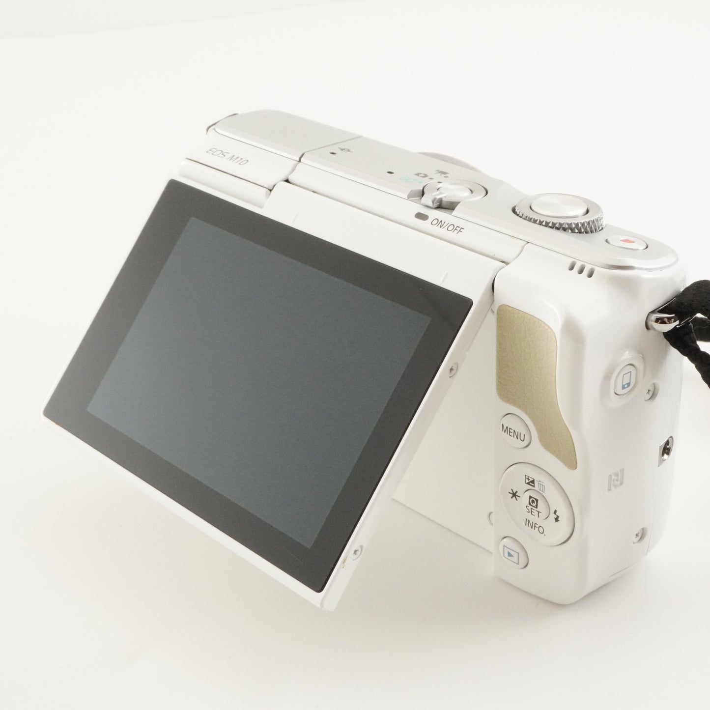 Canon EOS M10 White +EF-M 15-45mm F3.5-6.3 IS STM +4GB SDHCCard from Japan #8545