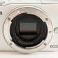 Canon EOS M10 White +EF-M 15-45mm F3.5-6.3 IS STM +4GB SDHCCard from Japan #8545