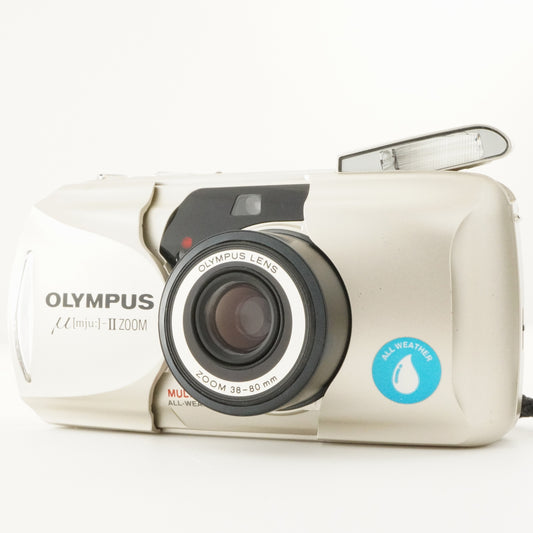 OLYMPUS mju II ZOOM [mju:] Point & Shoot Film Camera from Japan #8555