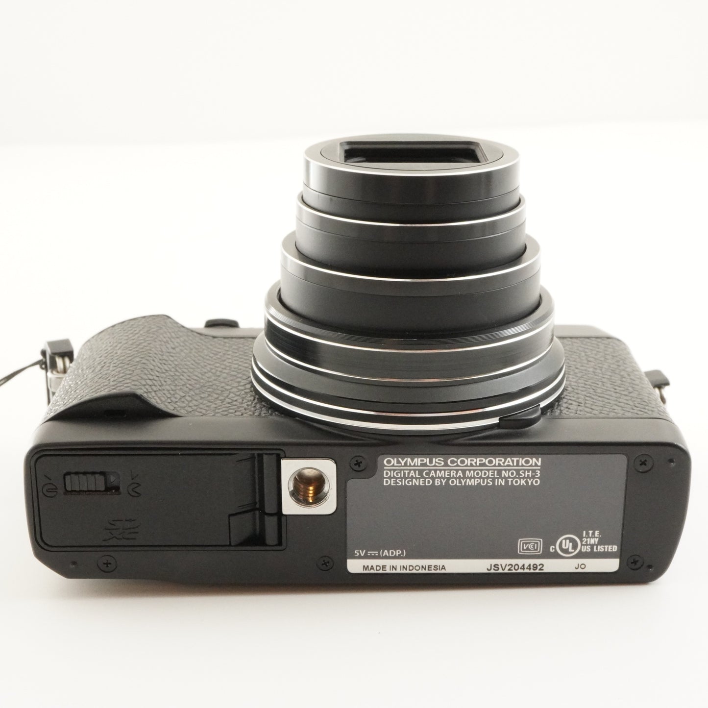 OLYMPUS STYLUS SH-3 Black With 4GB SDHC Card Digital Camera from Japan #8557