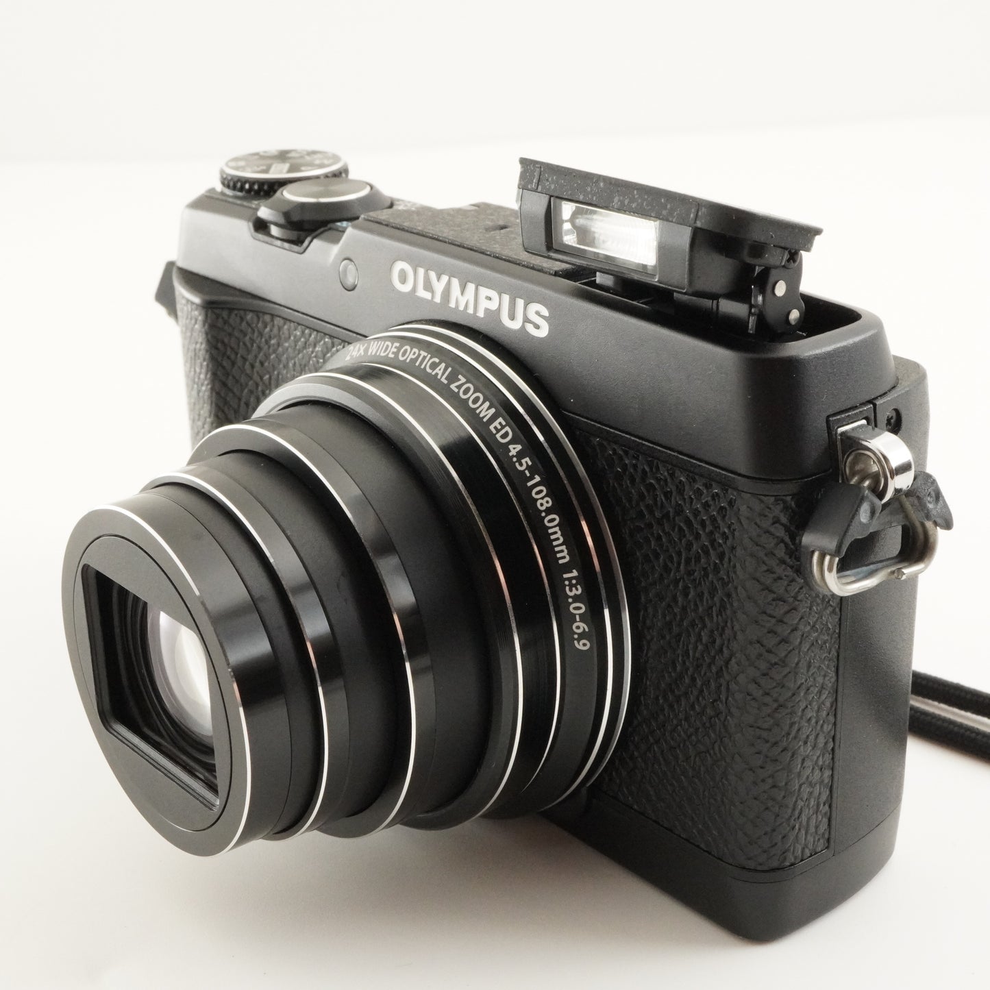 OLYMPUS STYLUS SH-3 Black With 4GB SDHC Card Digital Camera from Japan #8557