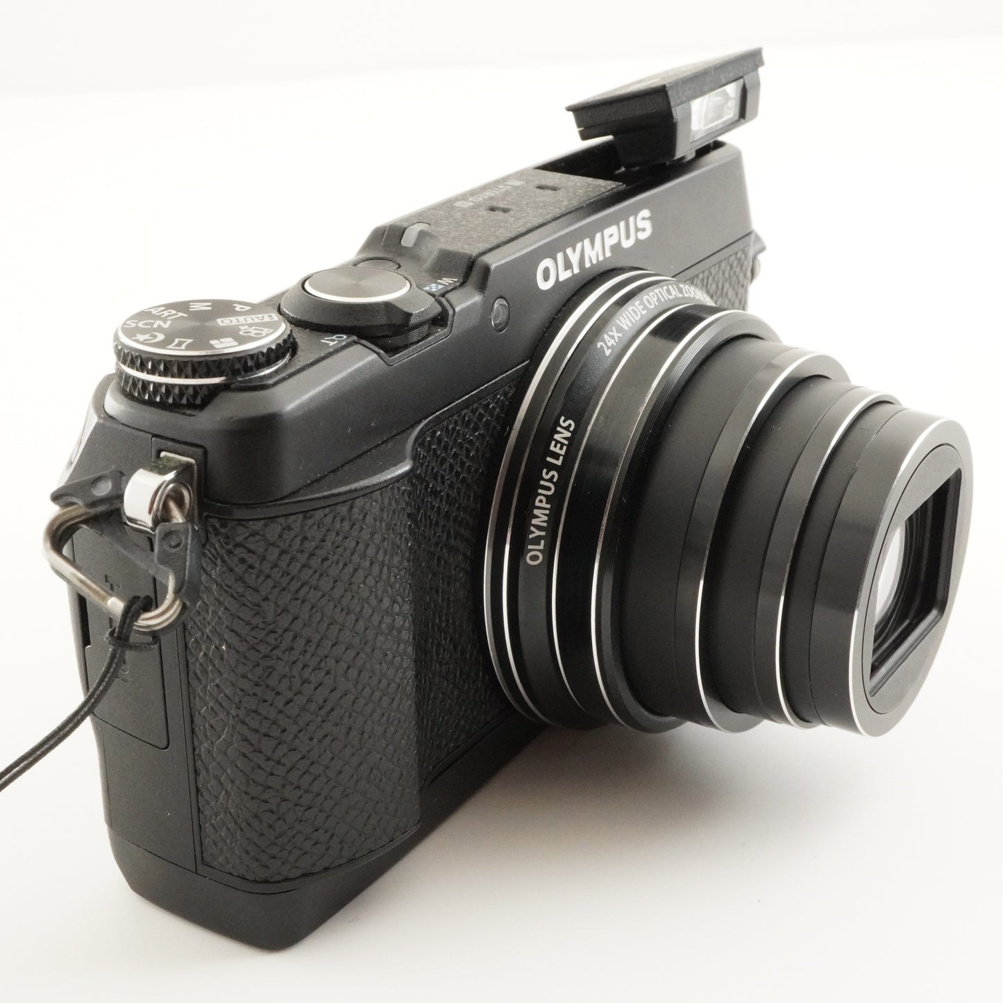 OLYMPUS STYLUS SH-3 Black With 4GB SDHC Card Digital Camera from Japan #8557