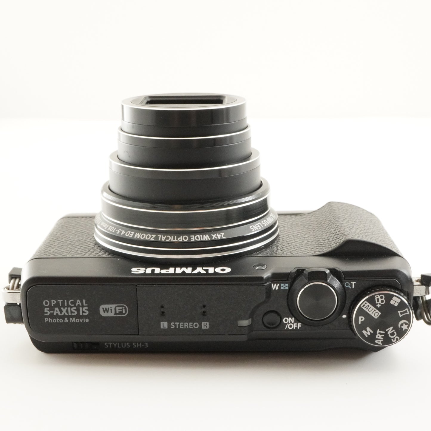 OLYMPUS STYLUS SH-3 Black With 4GB SDHC Card Digital Camera from Japan #8557