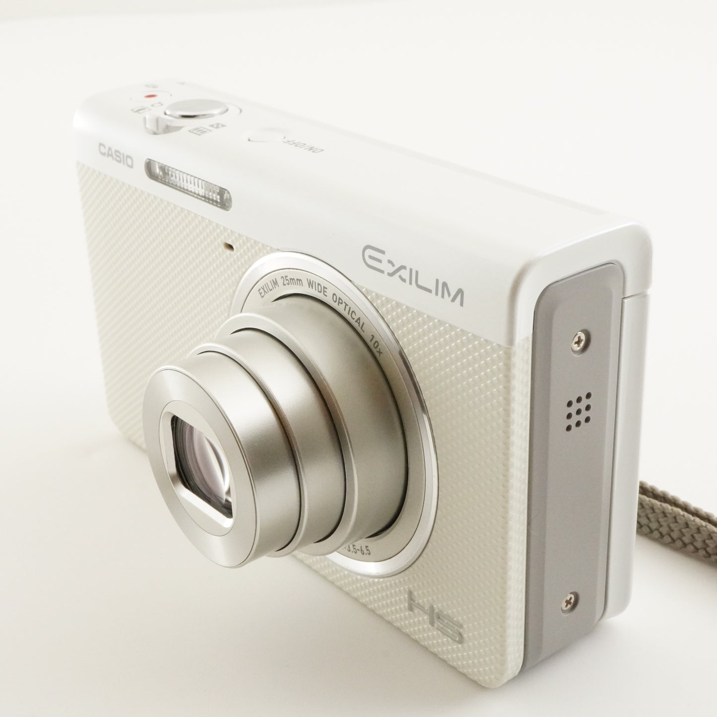 CASIO EXILIM EX-ZR50 White In Box + 4GB SDHCCard Digital Camera from Japan #8558