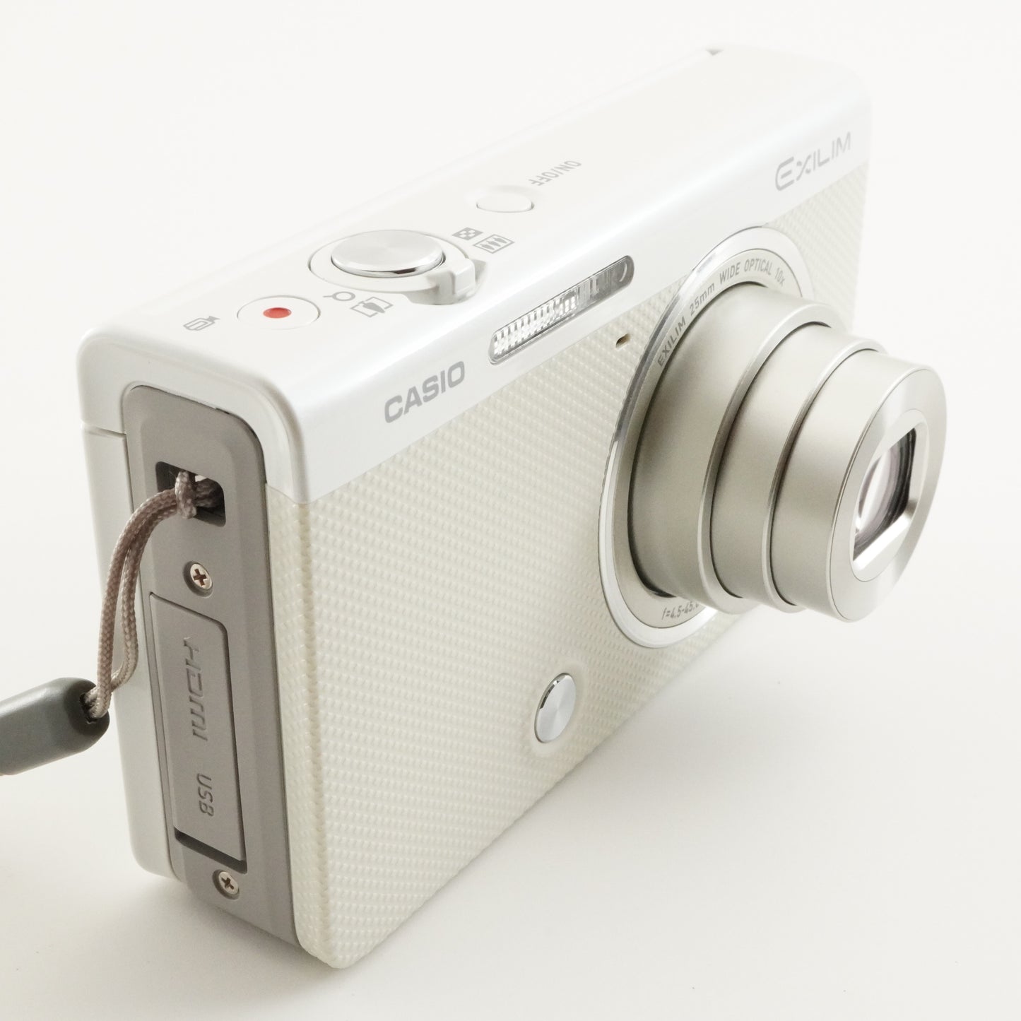 CASIO EXILIM EX-ZR50 White In Box + 4GB SDHCCard Digital Camera from Japan #8558