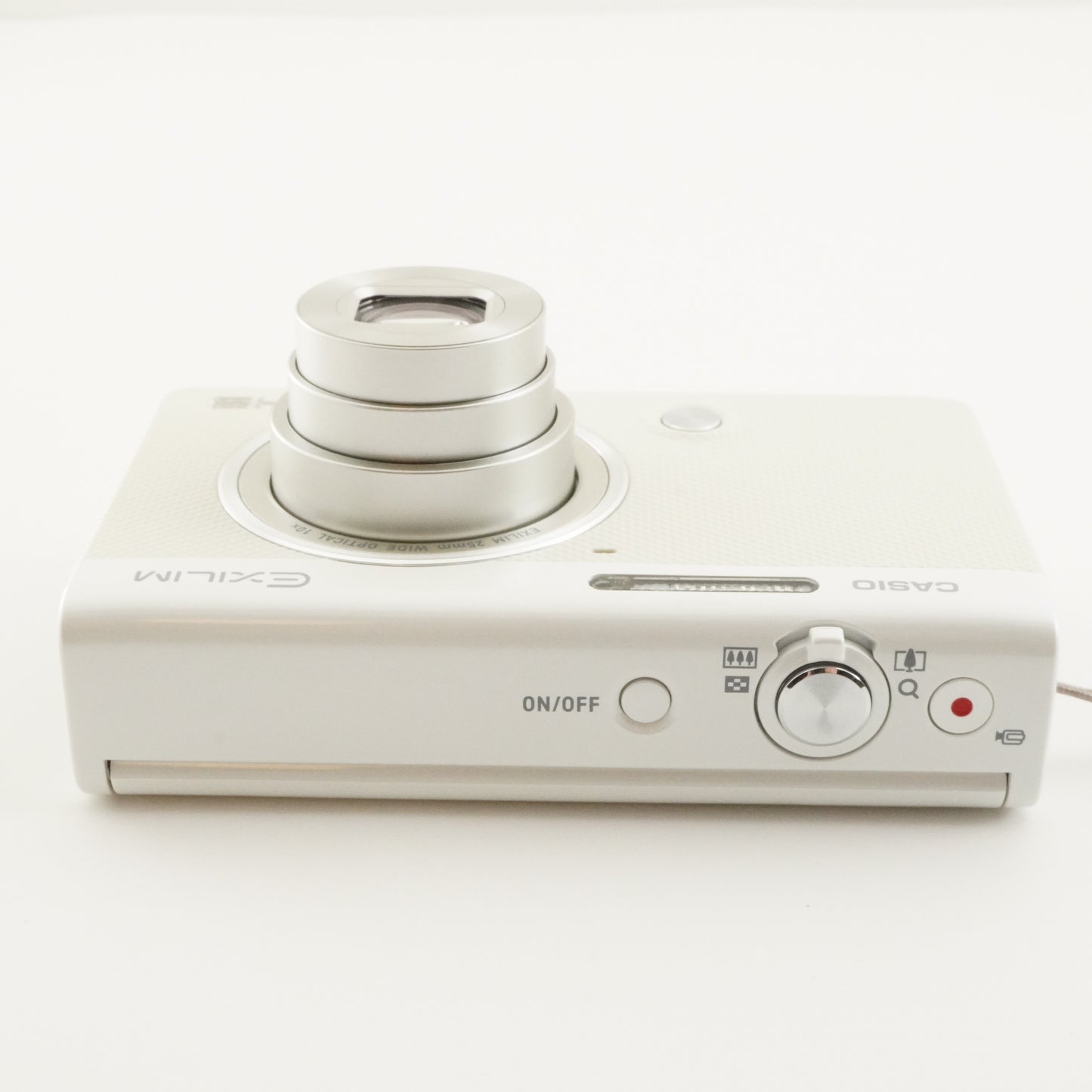 CASIO EXILIM EX-ZR50 White In Box + 4GB SDHCCard Digital Camera from Japan #8558