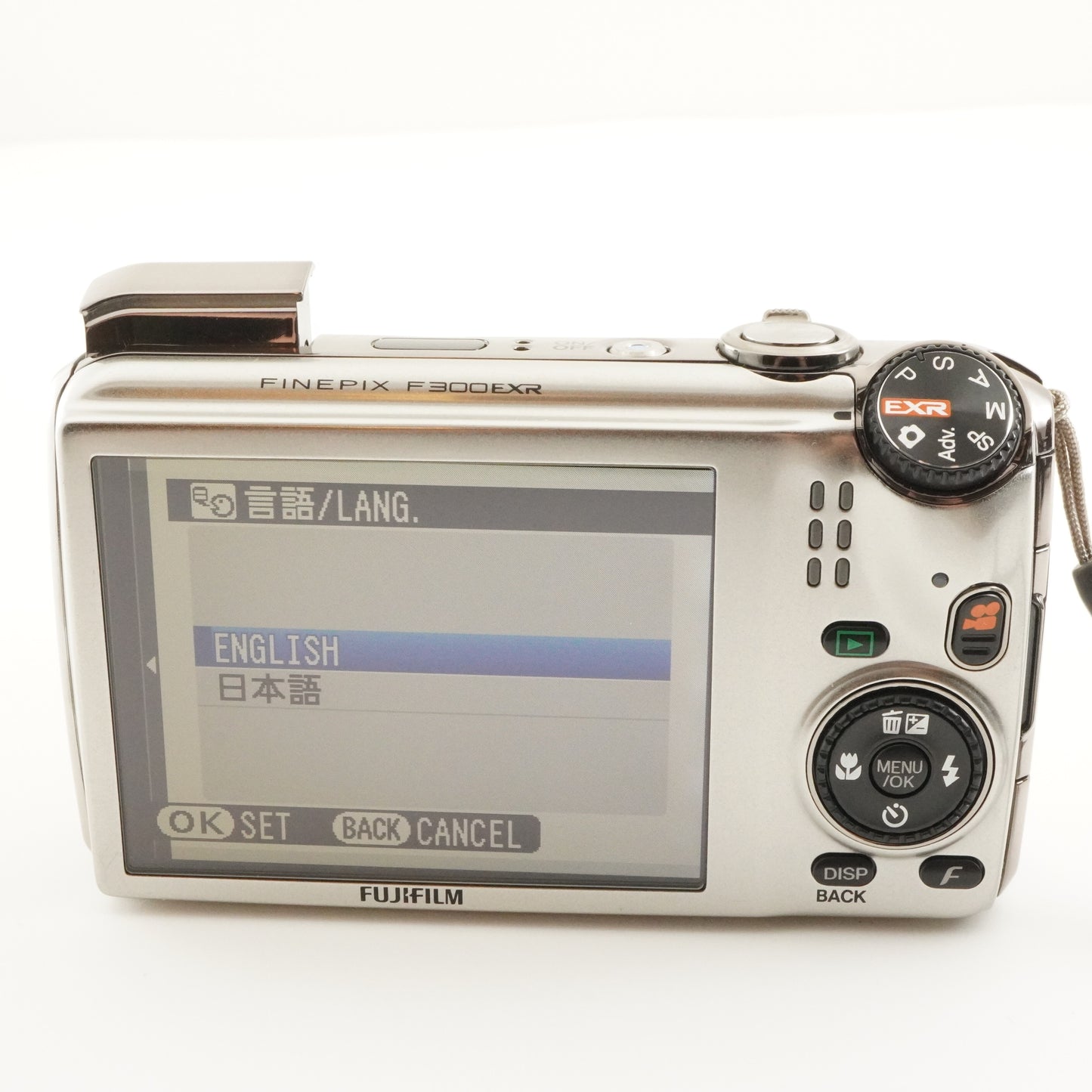 FUJIFILM FinePix F300 EXR Silver + 4GB SDHC Card Digital Camera from Japan #8560