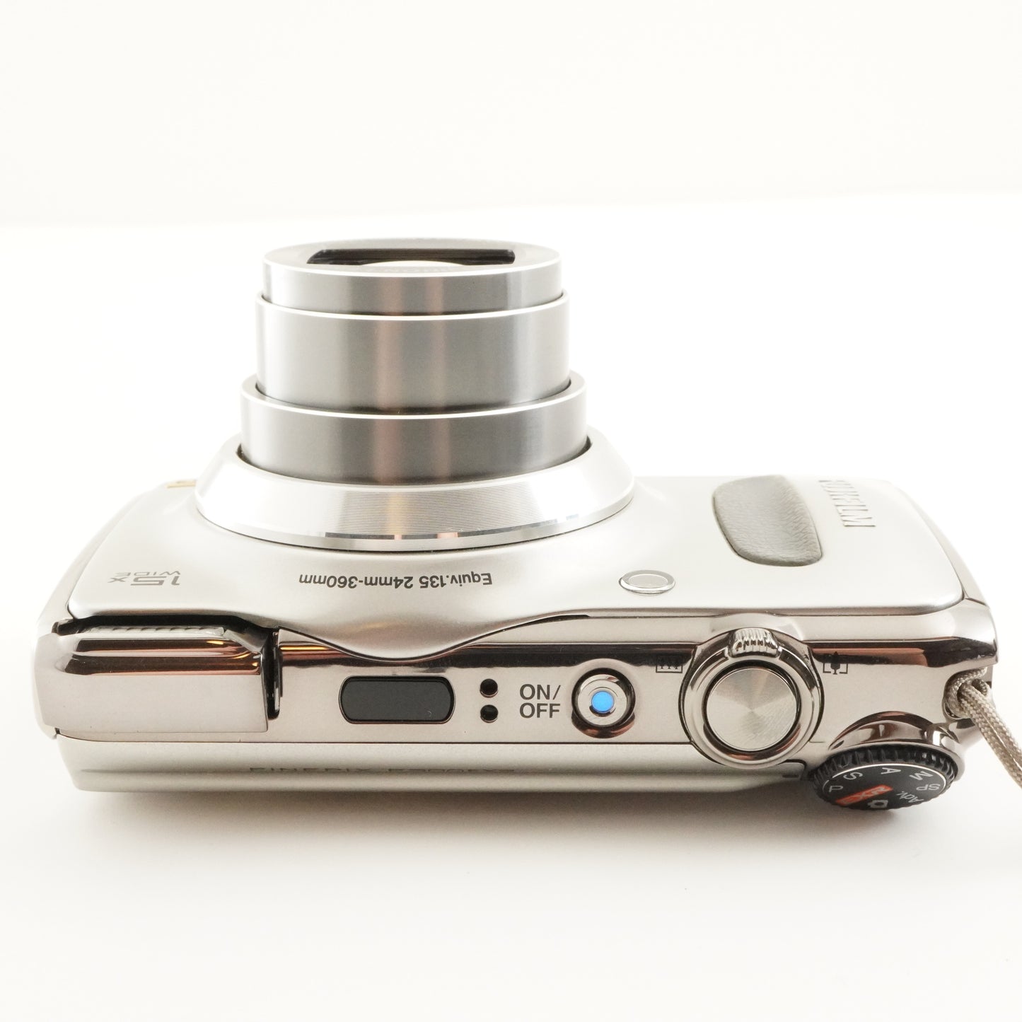 FUJIFILM FinePix F300 EXR Silver + 4GB SDHC Card Digital Camera from Japan #8560