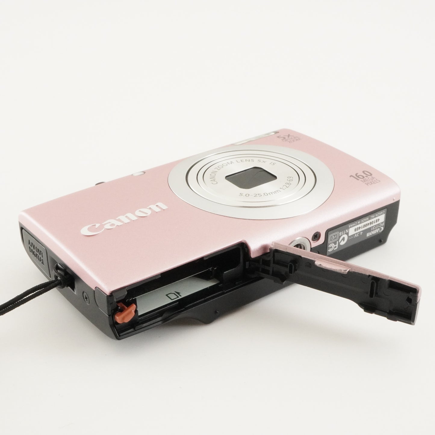 Canon PowerShot A2400 IS Pink With 4GB SDHC Card Digital Camera from Japan #8570
