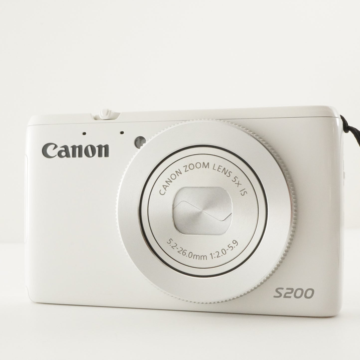 Canon PowerShot S200 White With 4GB SDHC Card Digital Camera from Japan #8571