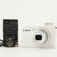 Canon PowerShot S200 White With 4GB SDHC Card Digital Camera from Japan #8571
