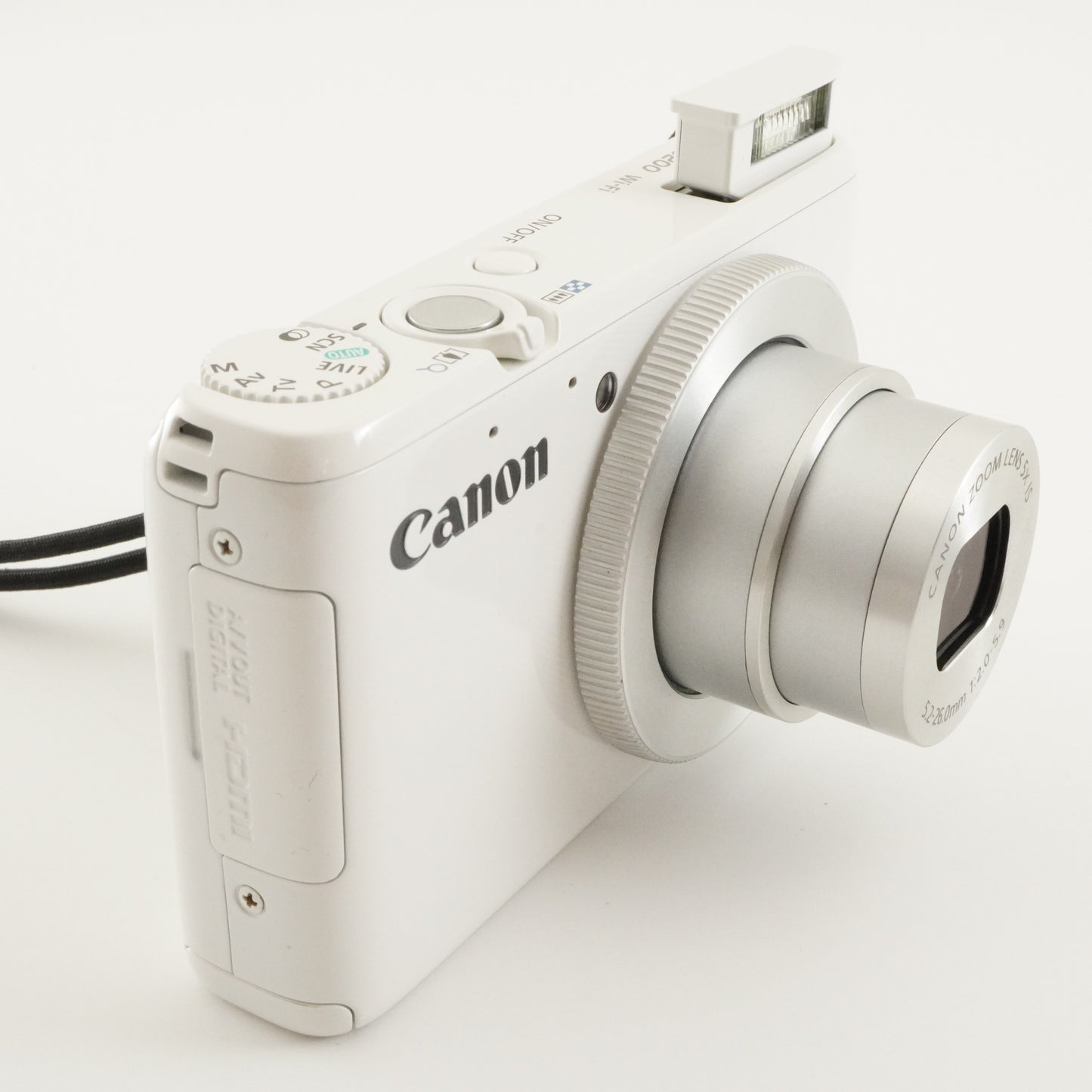 Canon PowerShot S200 White With 4GB SDHC Card Digital Camera from Japan #8571