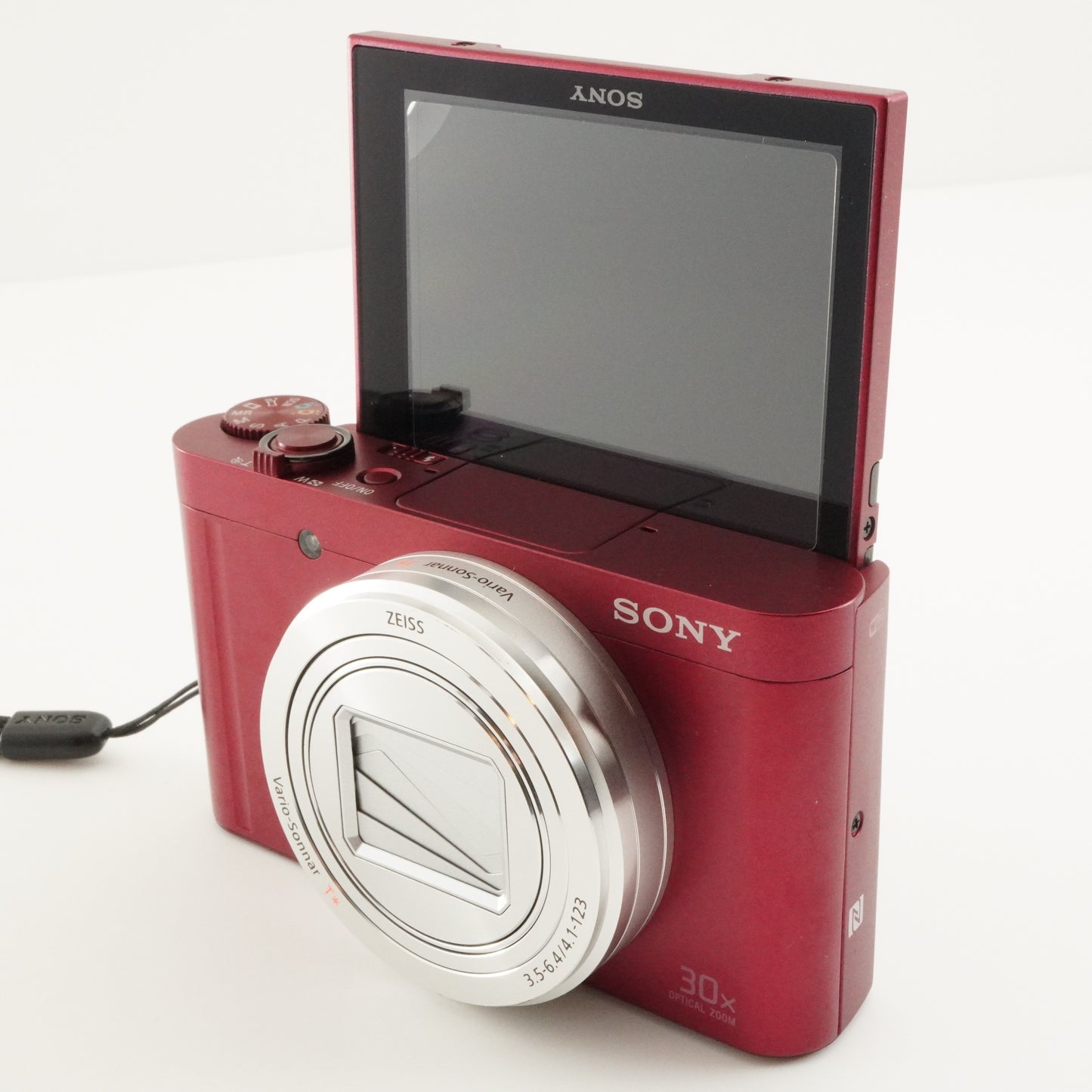 SONY Cyber-shot DSC-WX500 Red + Case + 4GB SDHC Card from Japan #8575