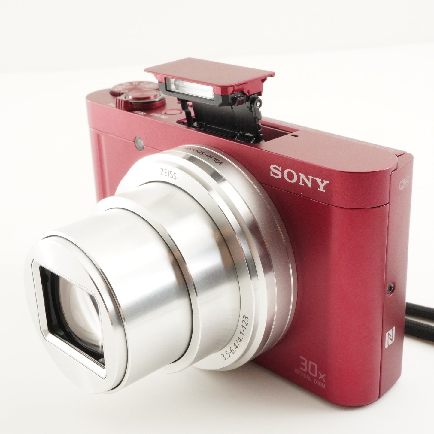 SONY Cyber-shot DSC-WX500 Red + Case + 4GB SDHC Card from Japan #8575