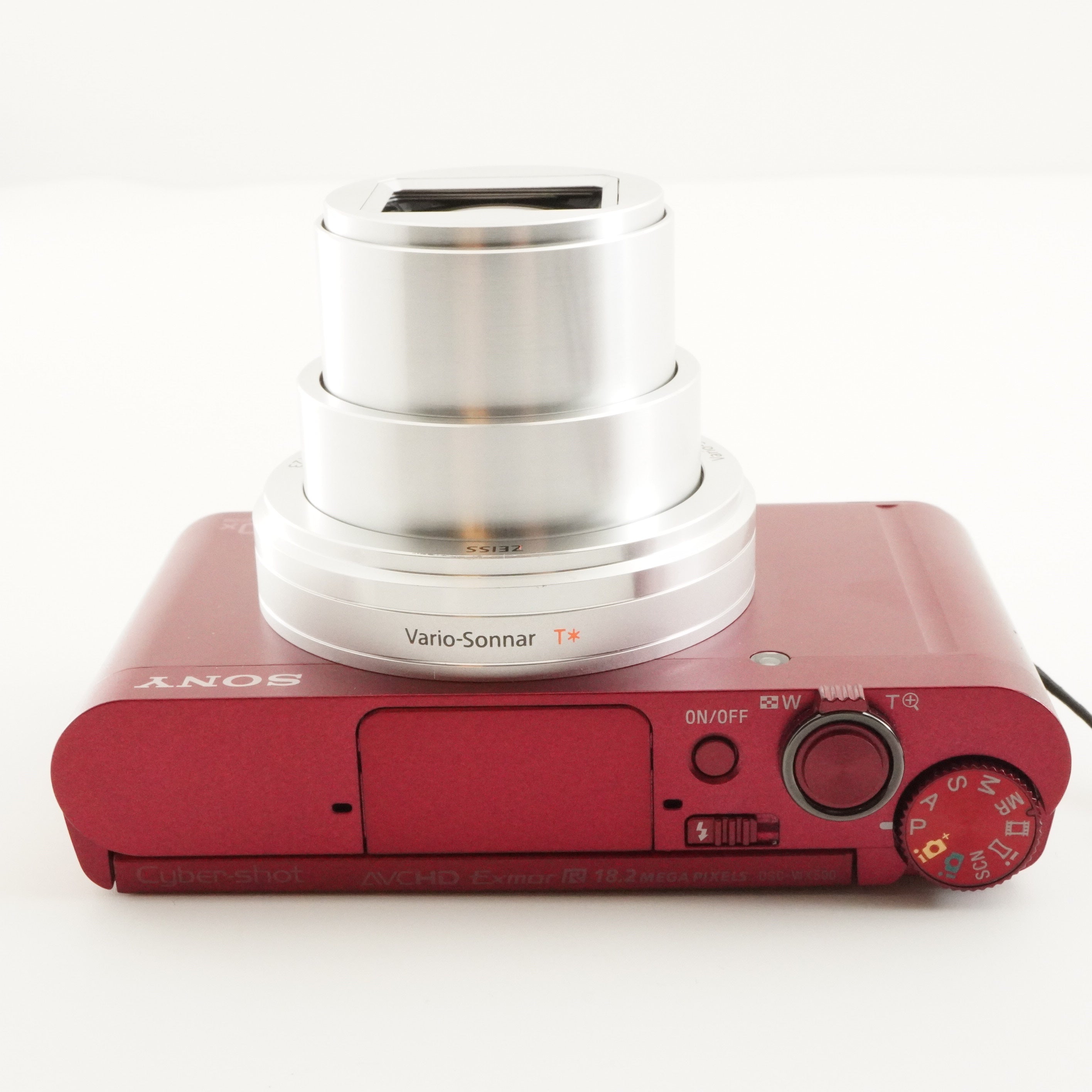 SONY Cyber-shot DSC-WX500 Red + Case + 4GB SDHC Card from Japan