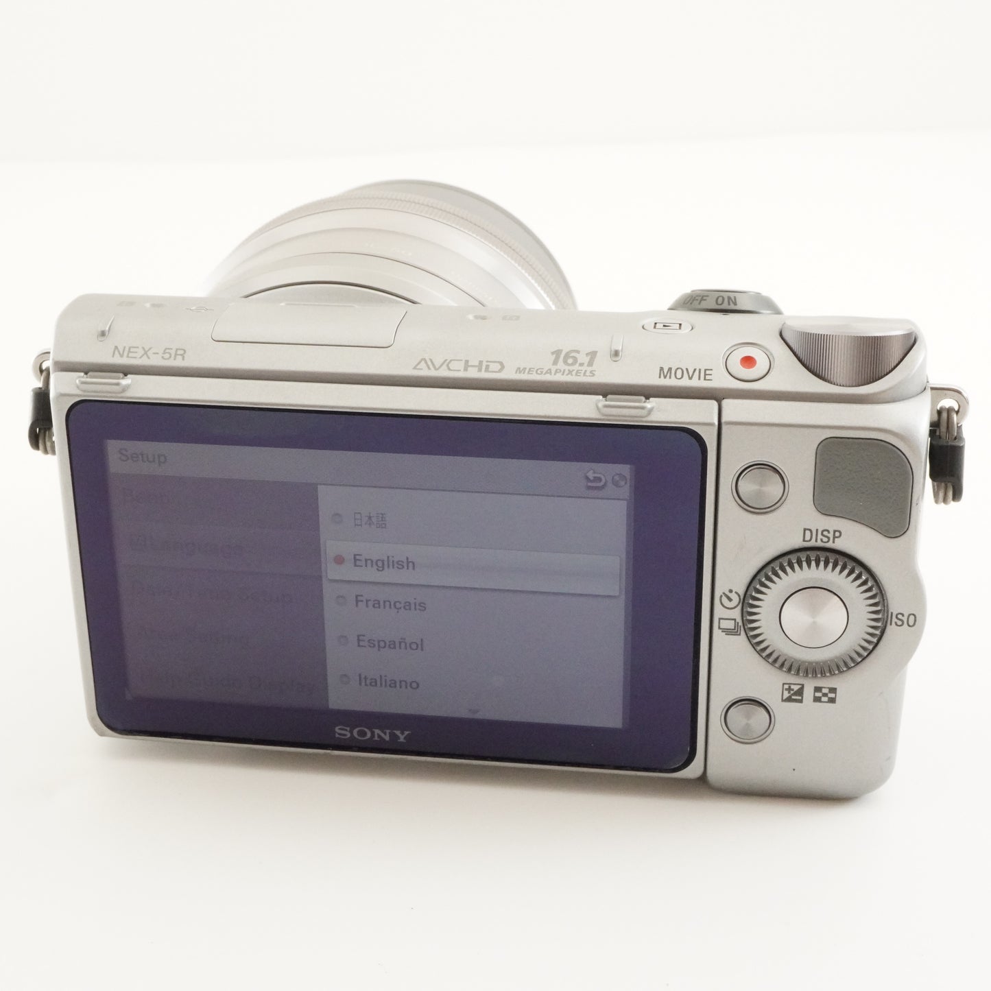 [3,596 Shots] SONY alpha NEX-5R Silver + E PZ 16-50mm + 16GB SD from Japan #8604