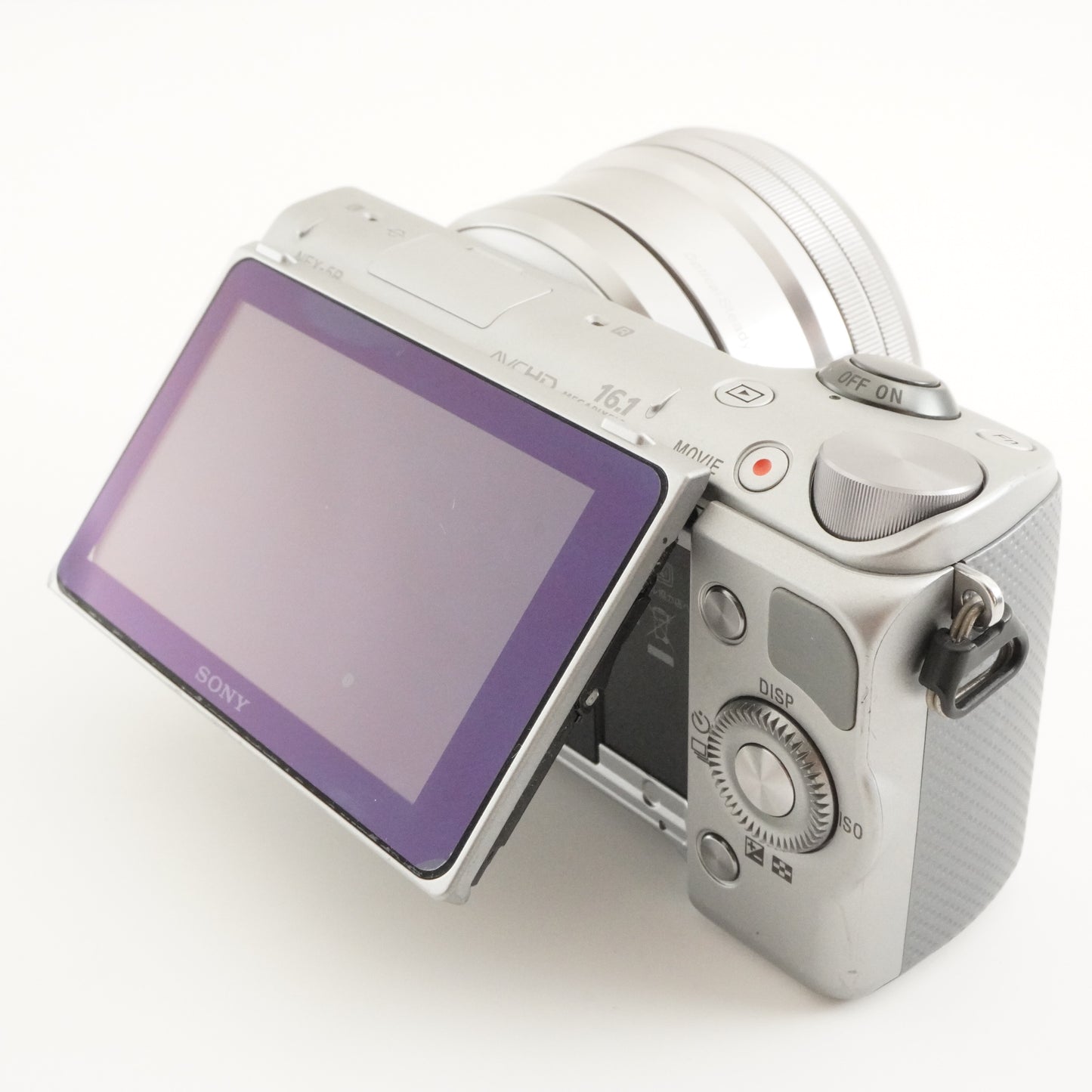 [3,596 Shots] SONY alpha NEX-5R Silver + E PZ 16-50mm + 16GB SD from Japan #8604