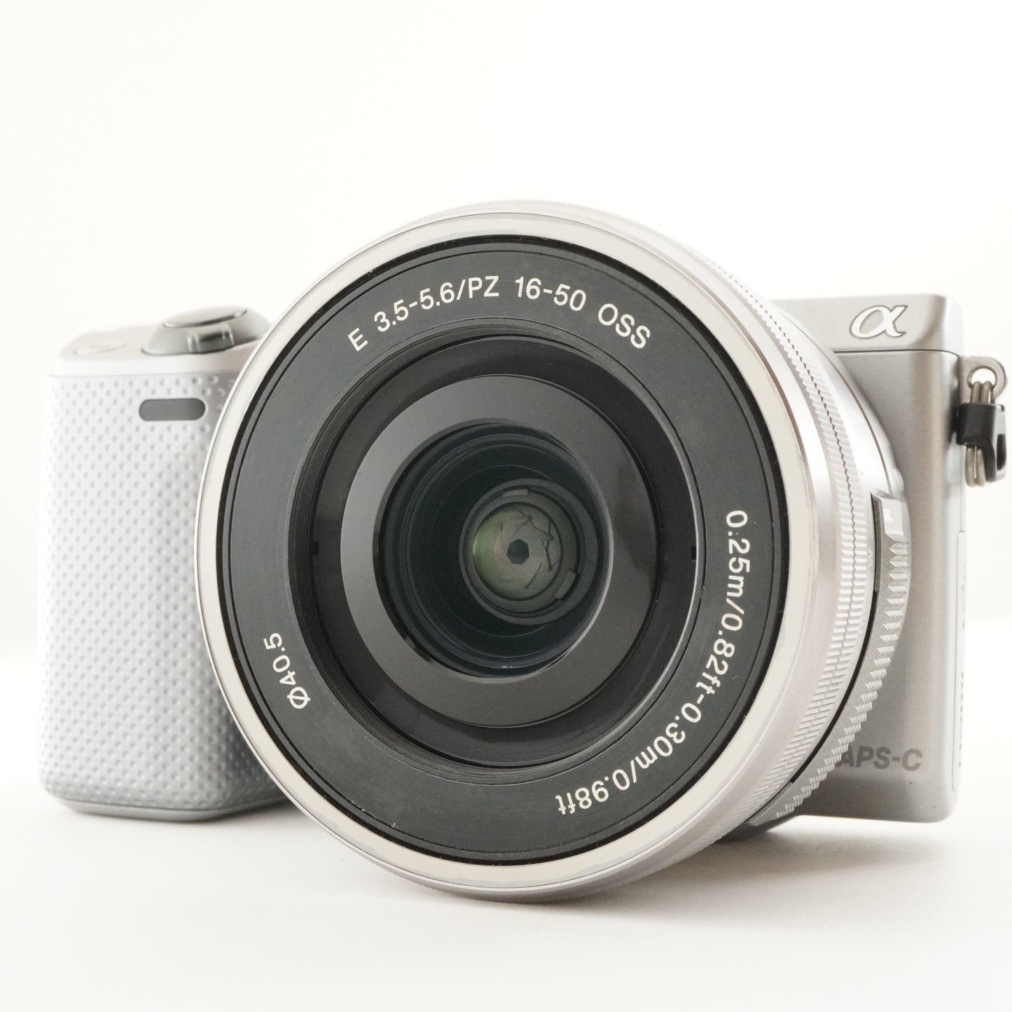 [3,596 Shots] SONY alpha NEX-5R Silver + E PZ 16-50mm + 16GB SD from Japan #8604