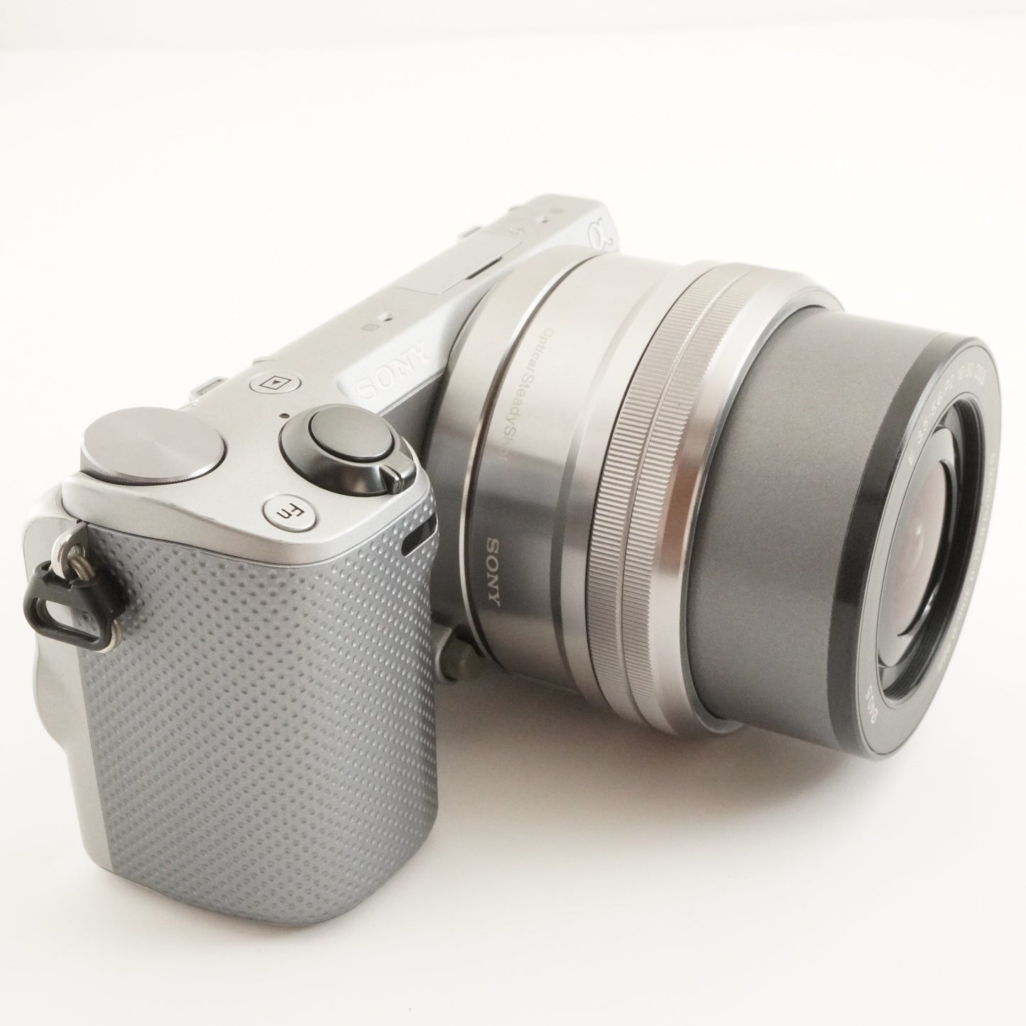 [3,596 Shots] SONY alpha NEX-5R Silver + E PZ 16-50mm + 16GB SD from Japan #8604