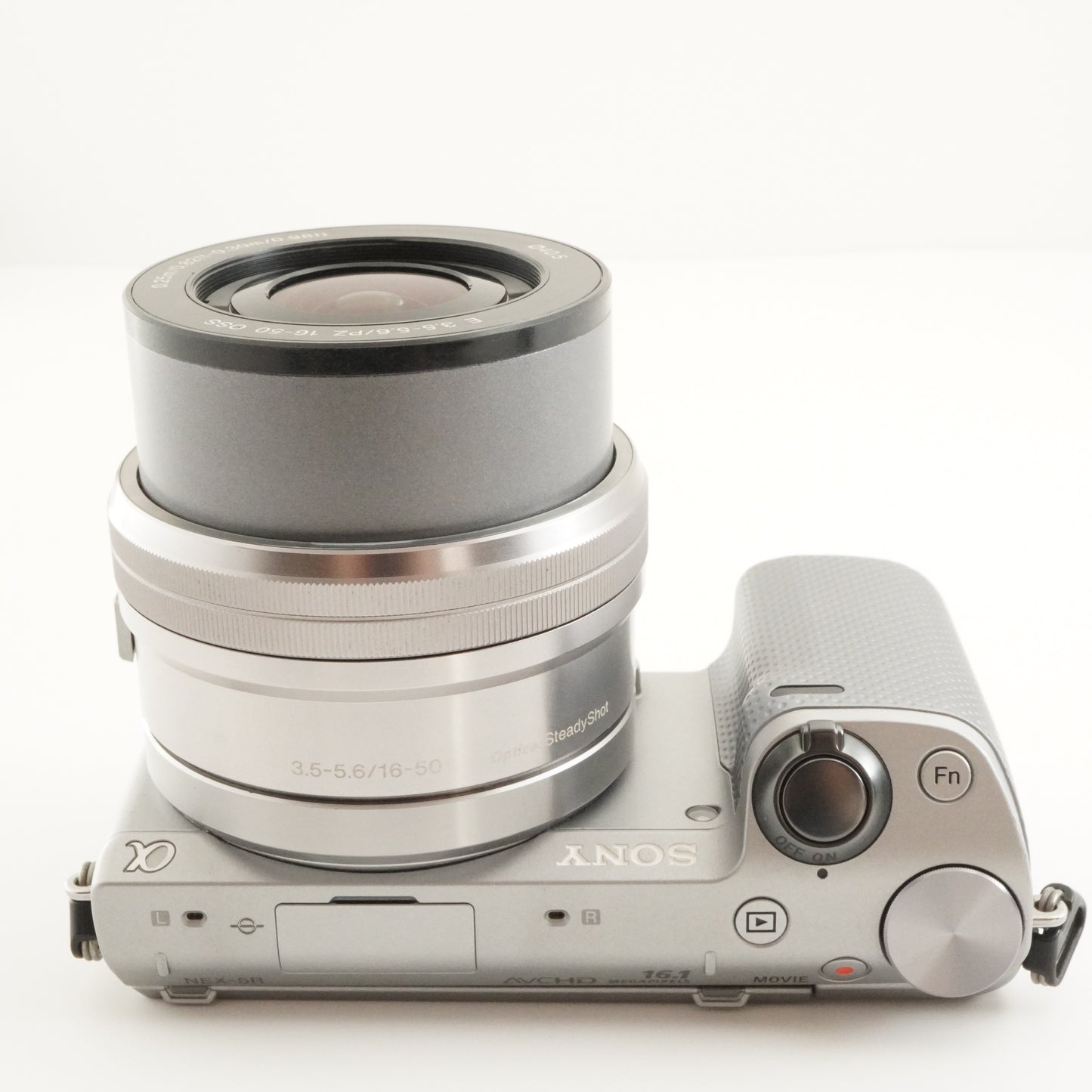 [3,596 Shots] SONY alpha NEX-5R Silver + E PZ 16-50mm + 16GB SD from Japan #8604