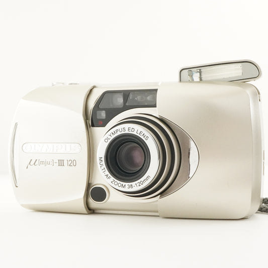 OLYMPUS mju III 120 [mju:] Point & Shoot Film Camera from Japan #8640