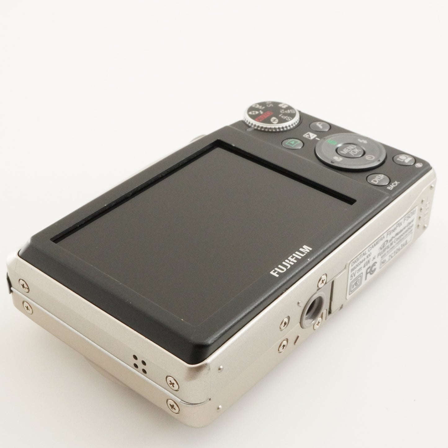 FUJIFILM FinePix F50fd Silver With 2GB SD Card Digital Camera from Japan #8667