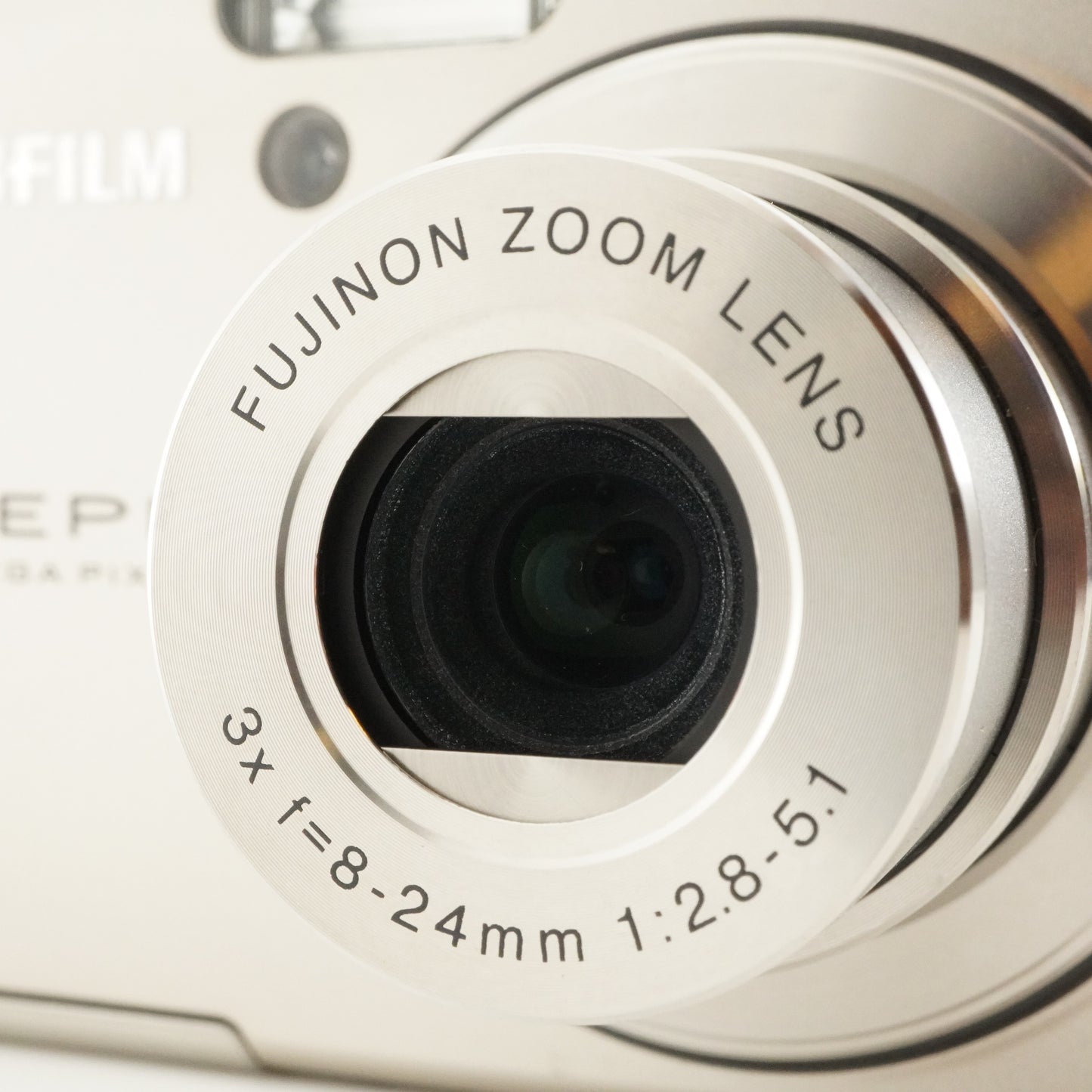 FUJIFILM FinePix F50fd Silver With 2GB SD Card Digital Camera from Japan #8667