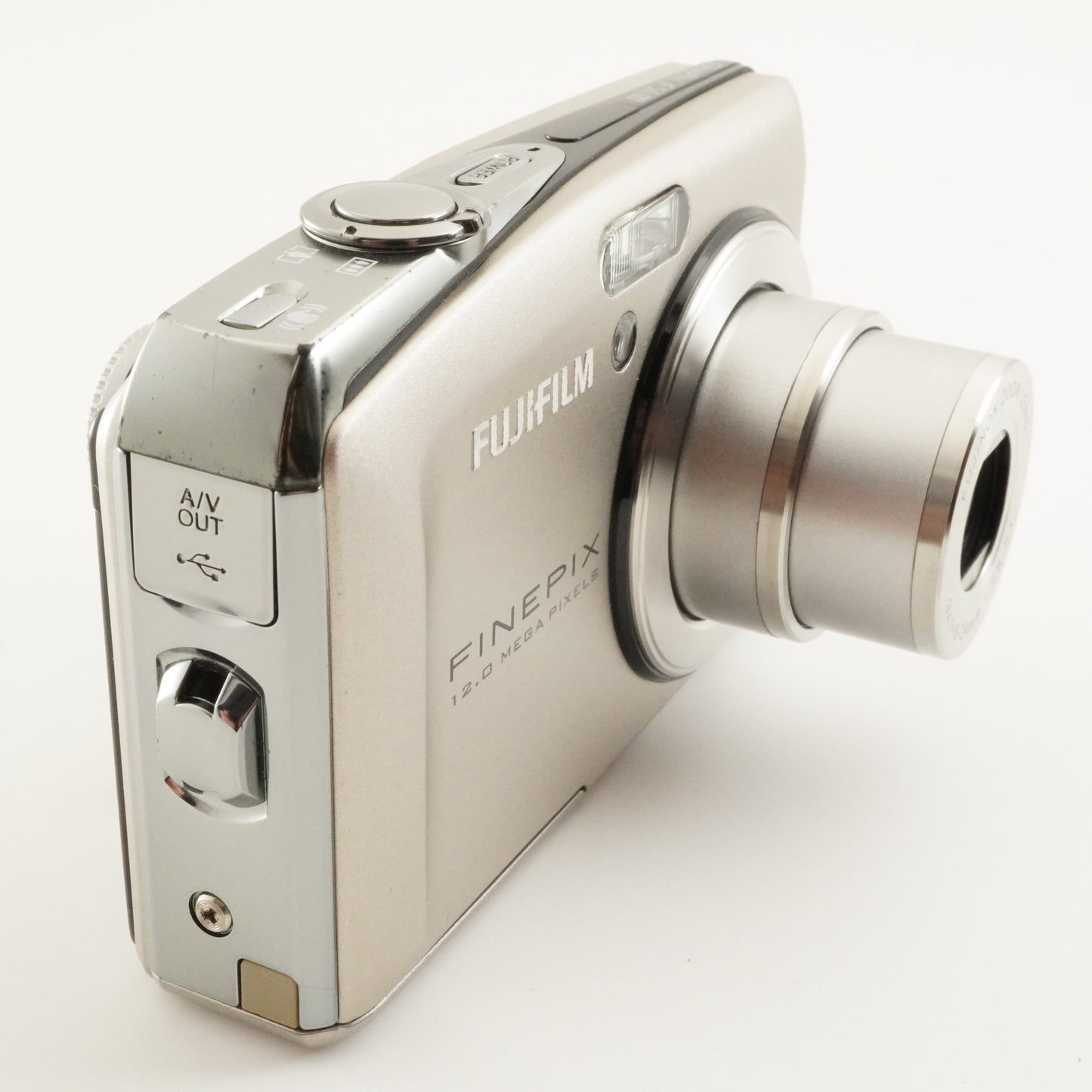 FUJIFILM FinePix F50fd Silver With 2GB SD Card Digital Camera from Japan #8667