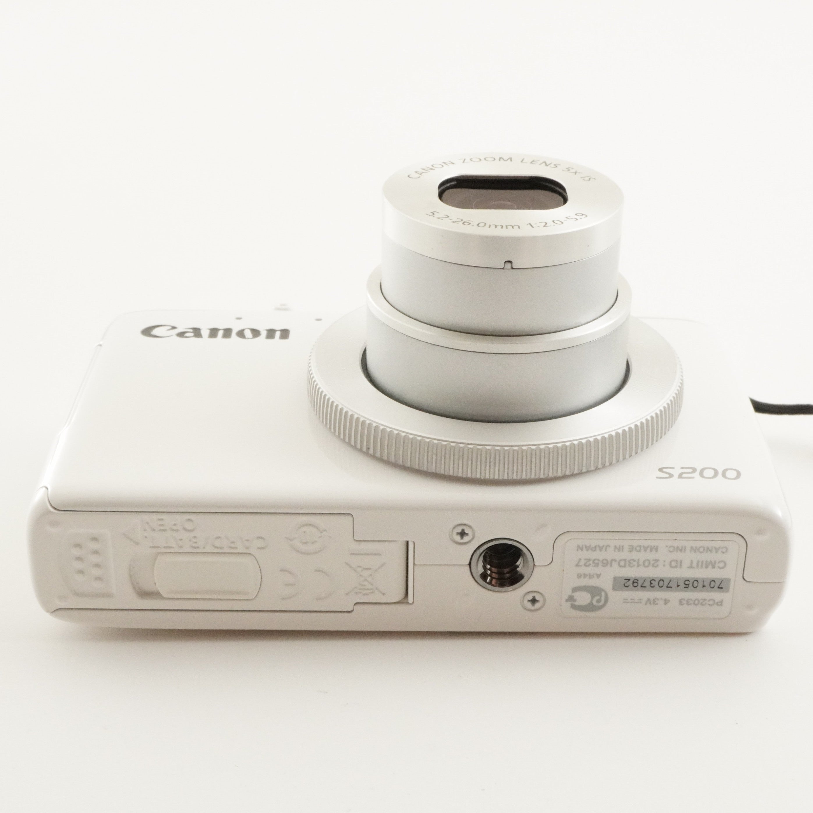 Canon PowerShot S200 White With 4GB SDHC Card Digital Camera from