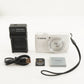 Canon PowerShot S200 White With 4GB SDHC Card Digital Camera from Japan #8684