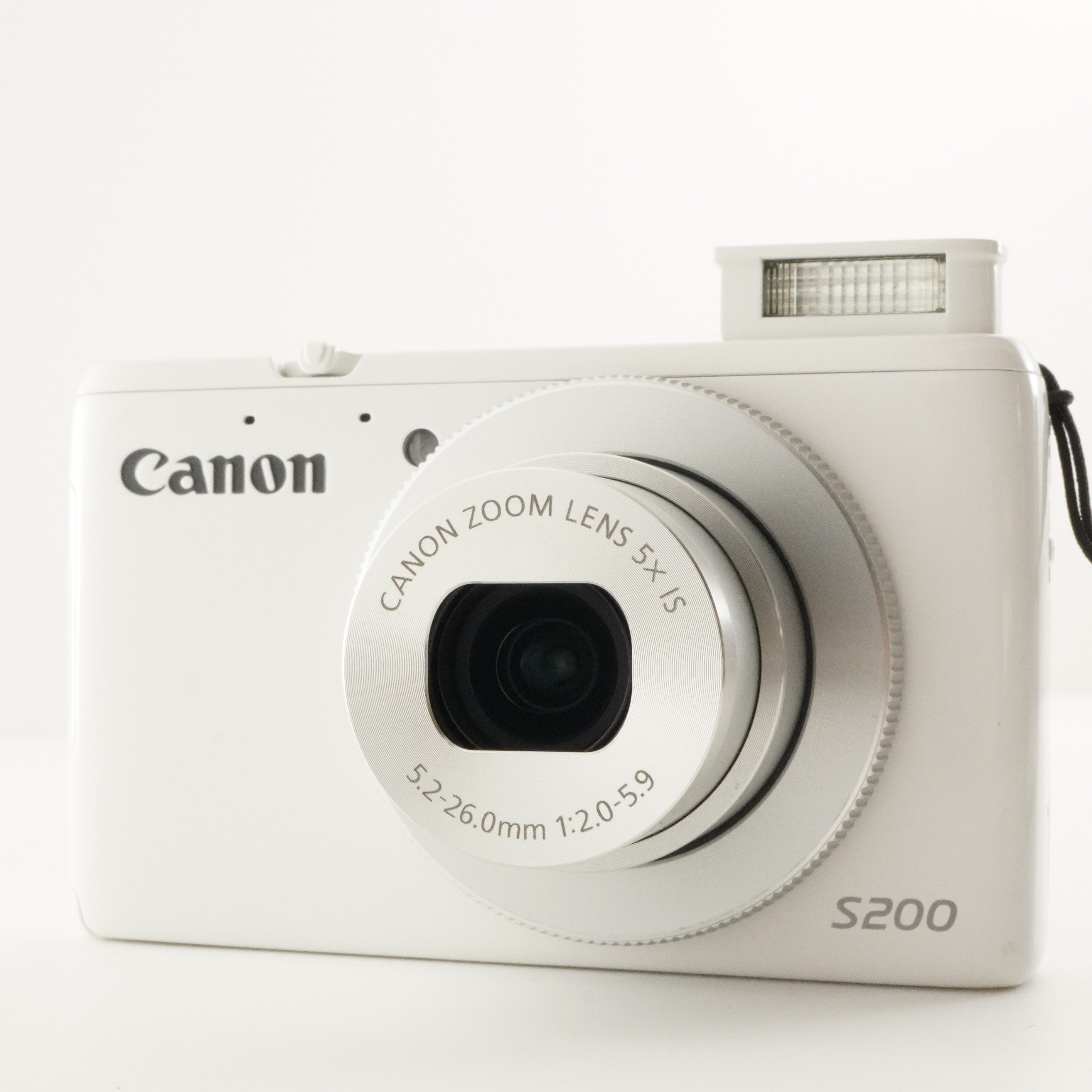 動作良好　美品　PowerShot S200 Canon　白　white Canon PowerShot S200 White With 4GB SDHC Card Digital Camera from