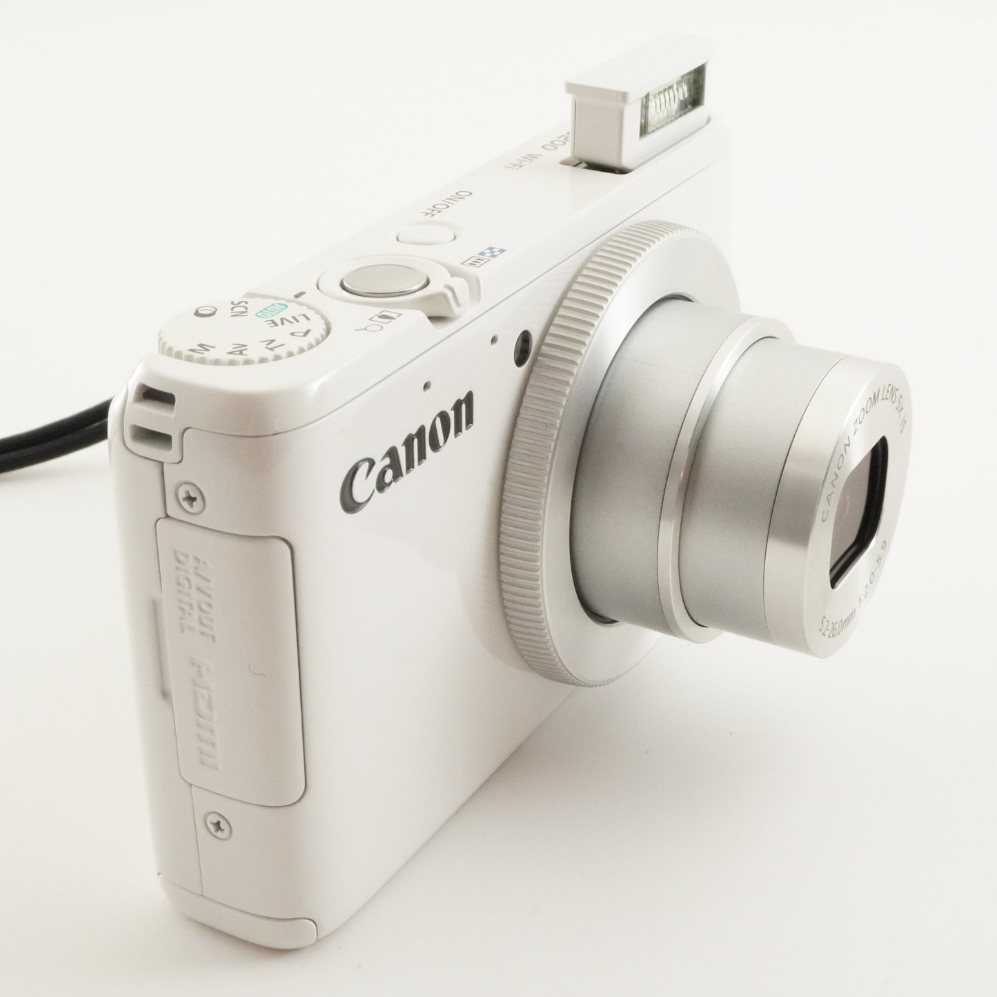 Canon PowerShot S200 White With 4GB SDHC Card Digital Camera from Japan #8684