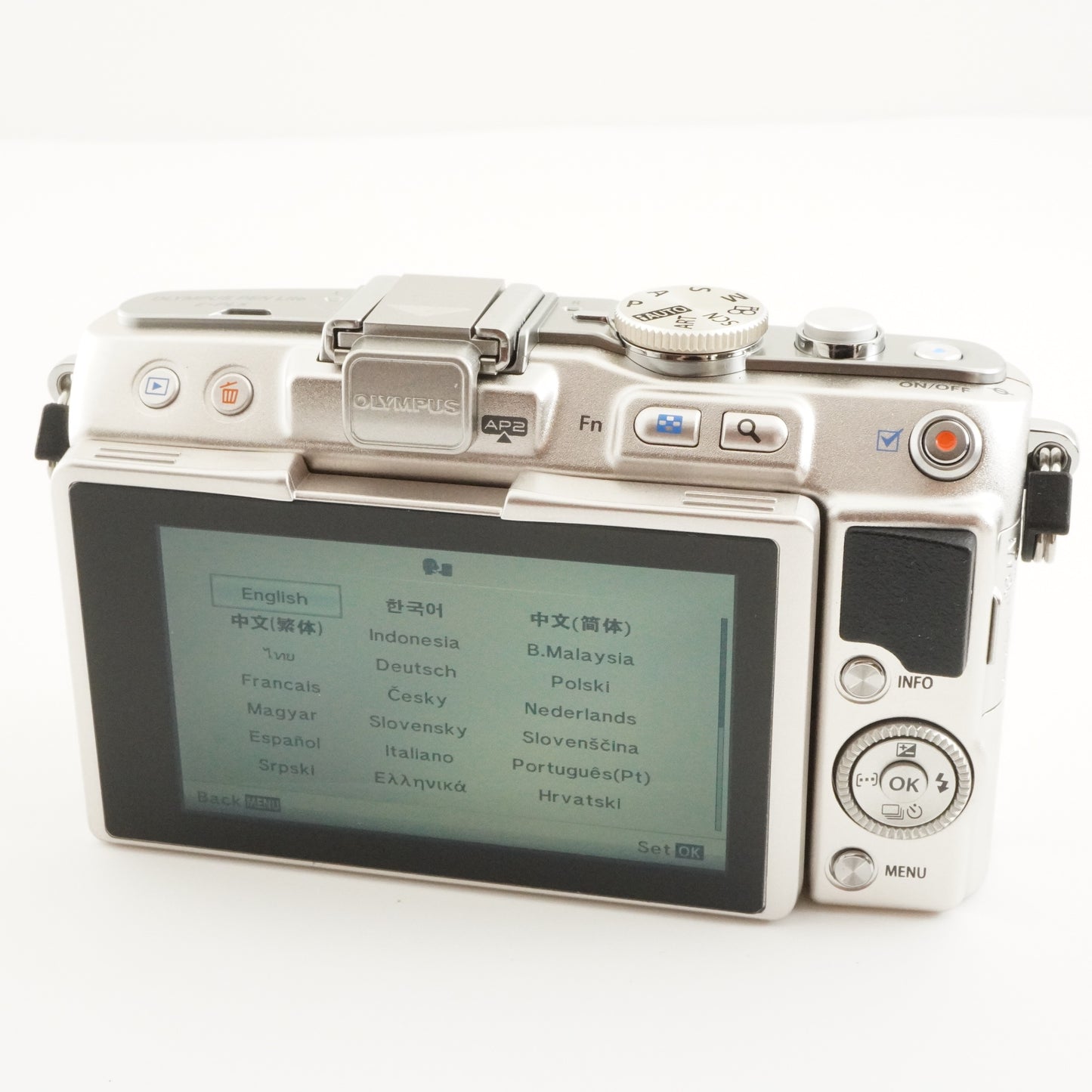 [Only 69 Shots] OLYMPUS E-PL5 Silver+14-42+40-150 In Box +4GBSD from Japan #8695