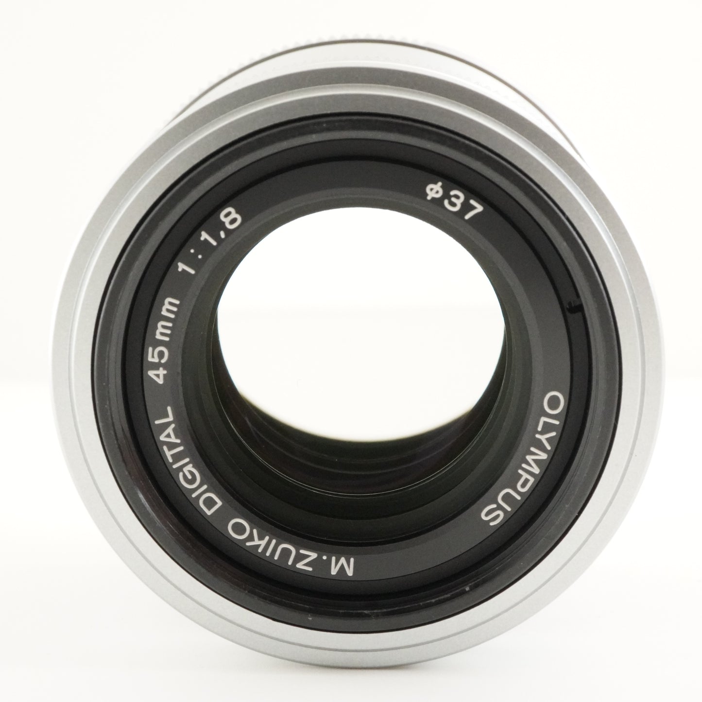 OLYMPUS M.ZUIKO DIGITAL 45mm F1.8 Silver In Box AF Prime Lens from Japan #8696