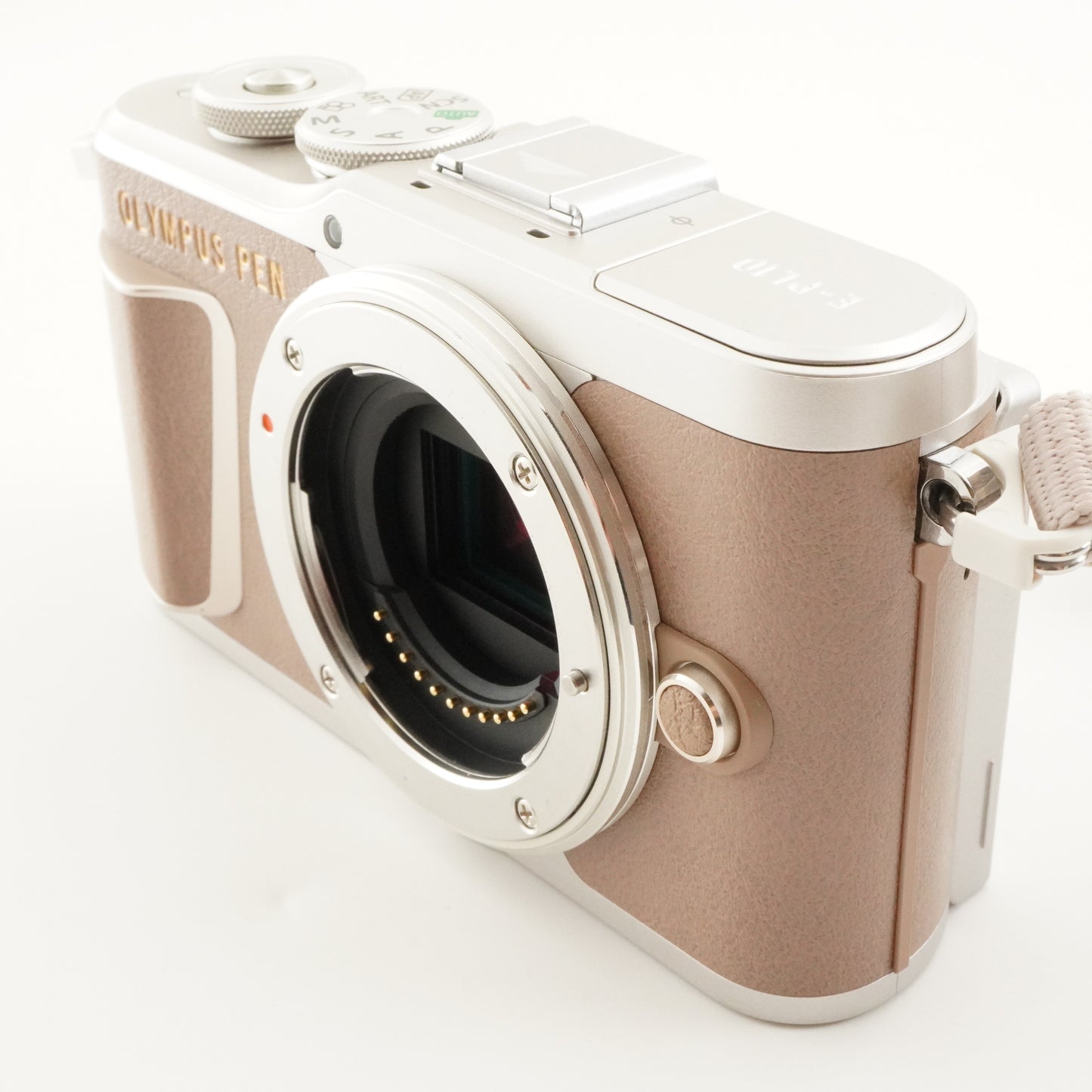 [8,081 Shots] OLYMPUS PEN E-PL10 Brown + 14-42 + 40-150 +4GB SD from Japan #8717