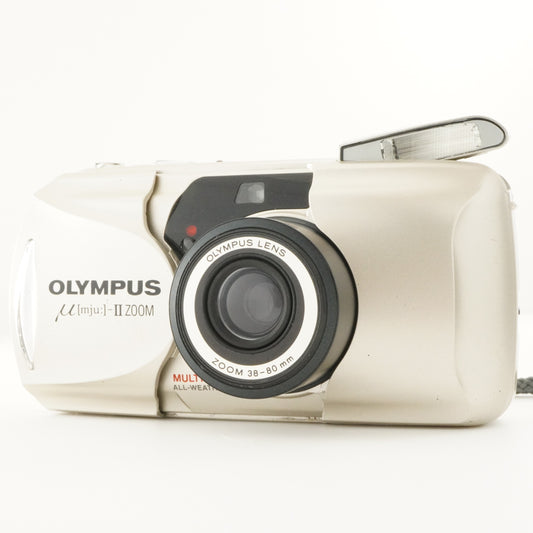 OLYMPUS mju II ZOOM [mju:] Point & Shoot Film Camera from Japan #8776