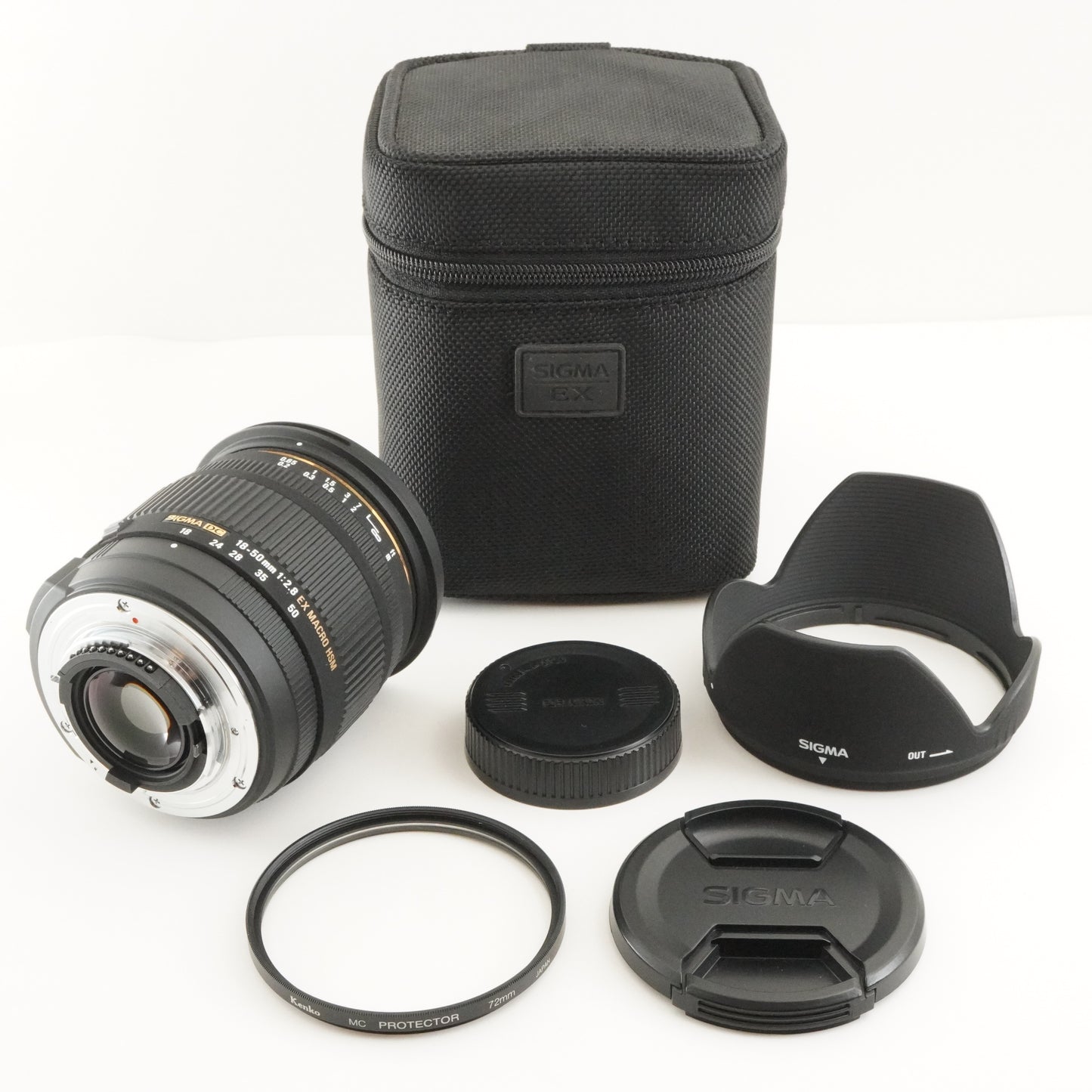 SIGMA DC 18-50mm F2.8 EX MACRO HSM For Nikon With Case AF Lens from Japan #8831