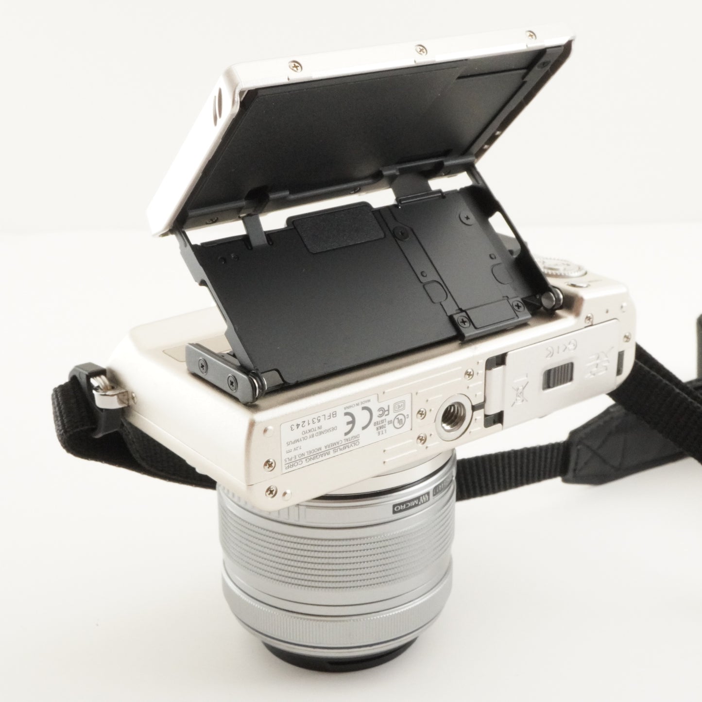 [3,959 Shots] OLYMPUS PEN Lite E-PL5 Silver +14-42mm+Case+4GBSD from Japan #8841