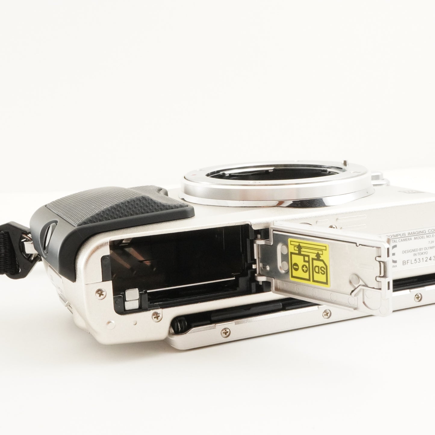 [3,959 Shots] OLYMPUS PEN Lite E-PL5 Silver +14-42mm+Case+4GBSD from Japan #8841