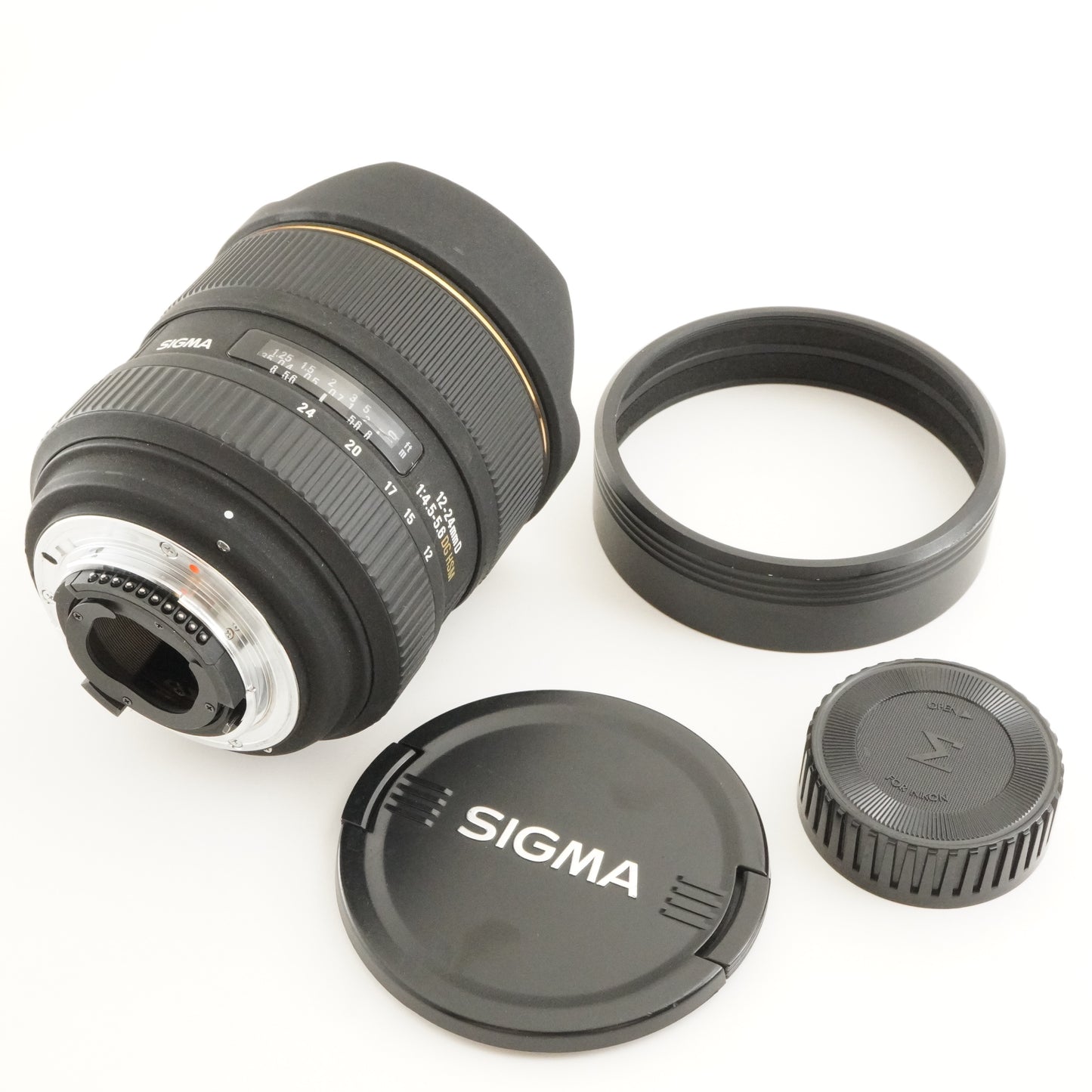 SIGMA 12-24mm F4.5-5.6 D EX DG HSM For Nikon AF ZOOM Lens from Japan #8842