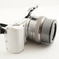 [2,777 Shots] SONY alpha a5100 ILCE-5100 White + 16-50mm +4GBSD from Japan #8877